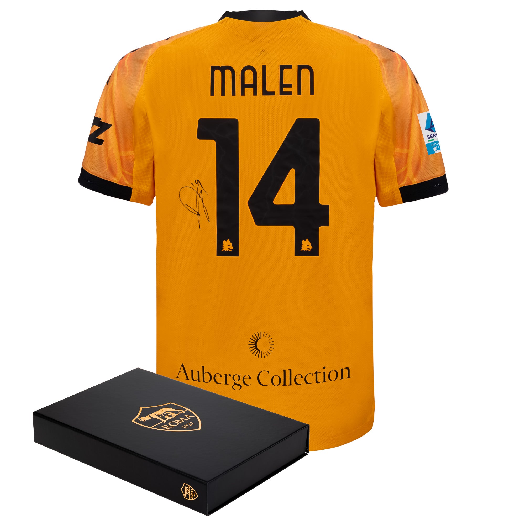 Maglia Match AS Roma Away Authentic 2025/26 – Autografata – Donyell Malen