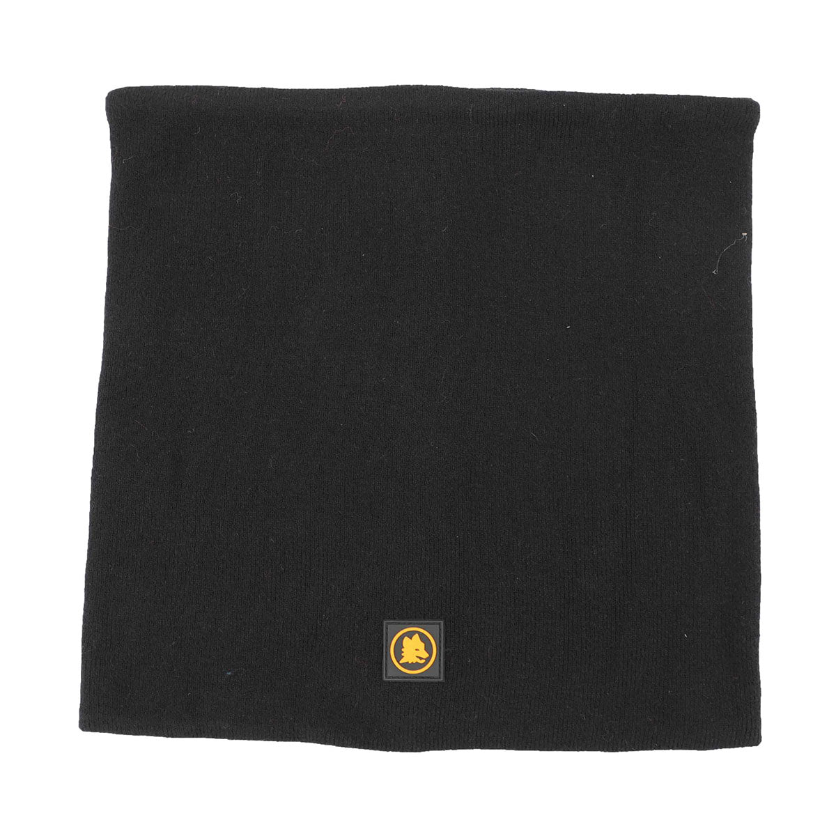 Scaldacollo con logo Lupetto, Nero