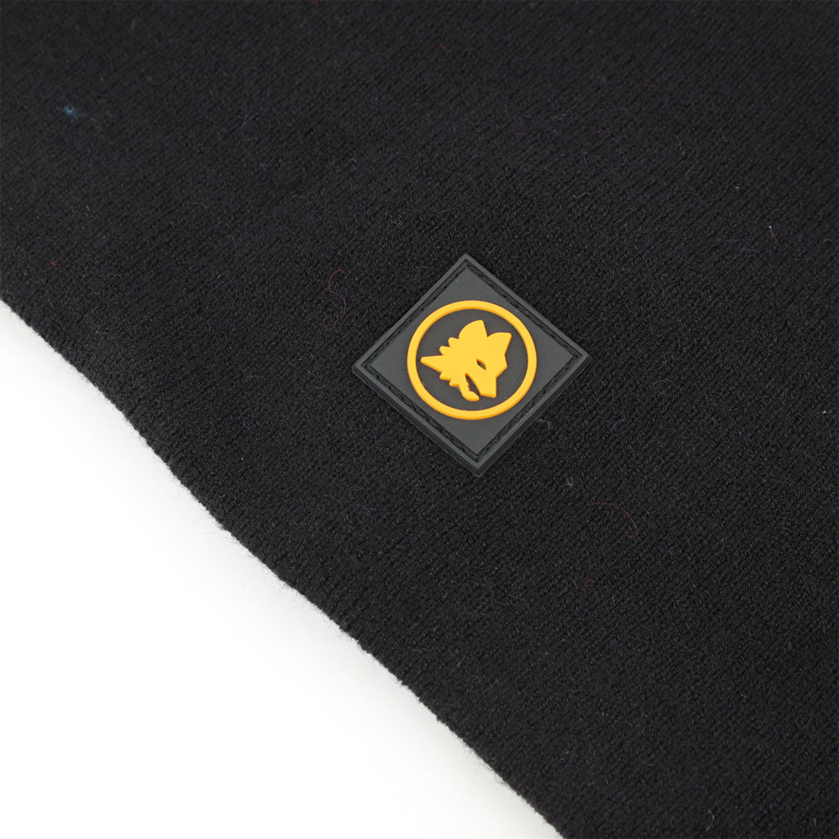 Scaldacollo con logo Lupetto, Nero