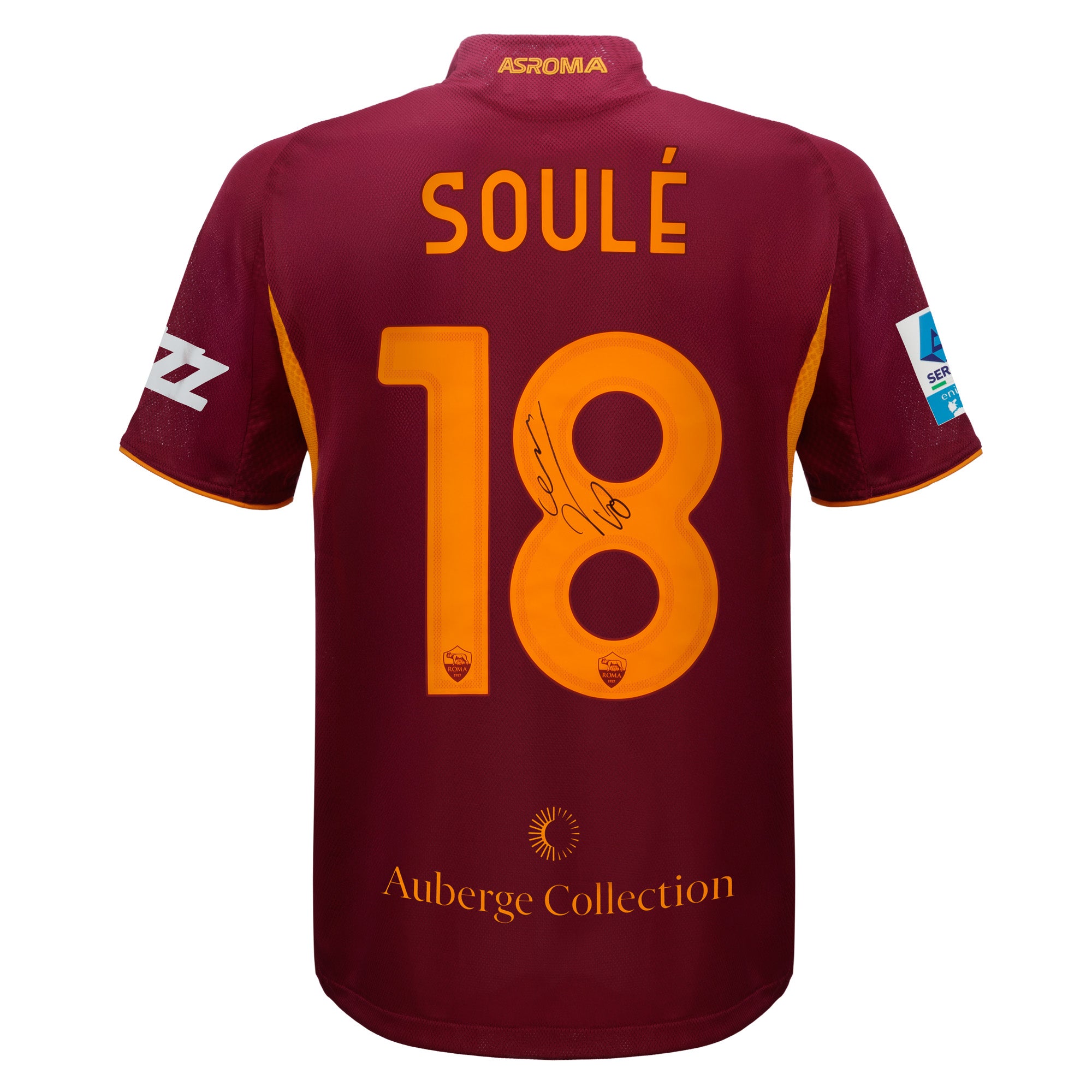 maglia AS Roma autografata da Matias Soulé