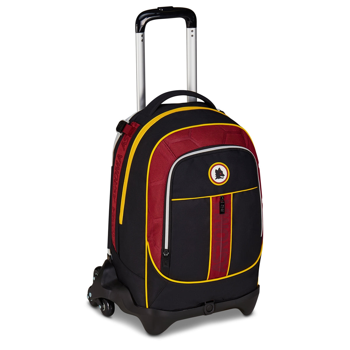 AS Roma 2025/26 Wolf Logo Trolley School Backpack