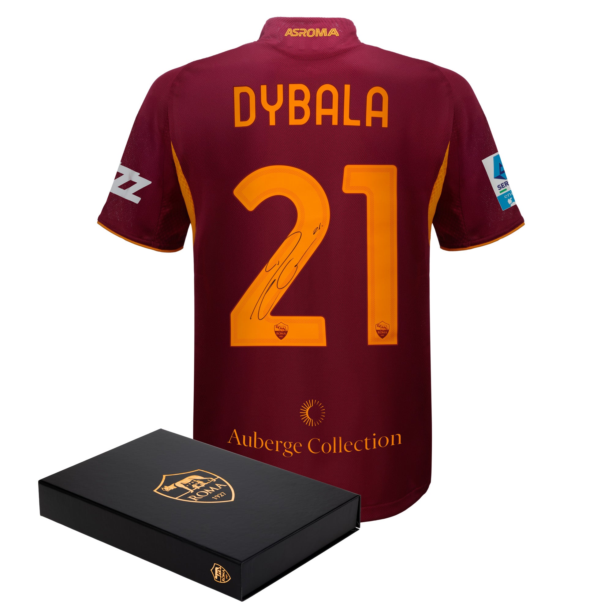 Maglia Match AS Roma Home Authentic 2025/26 – Autografata – Paulo Dybala