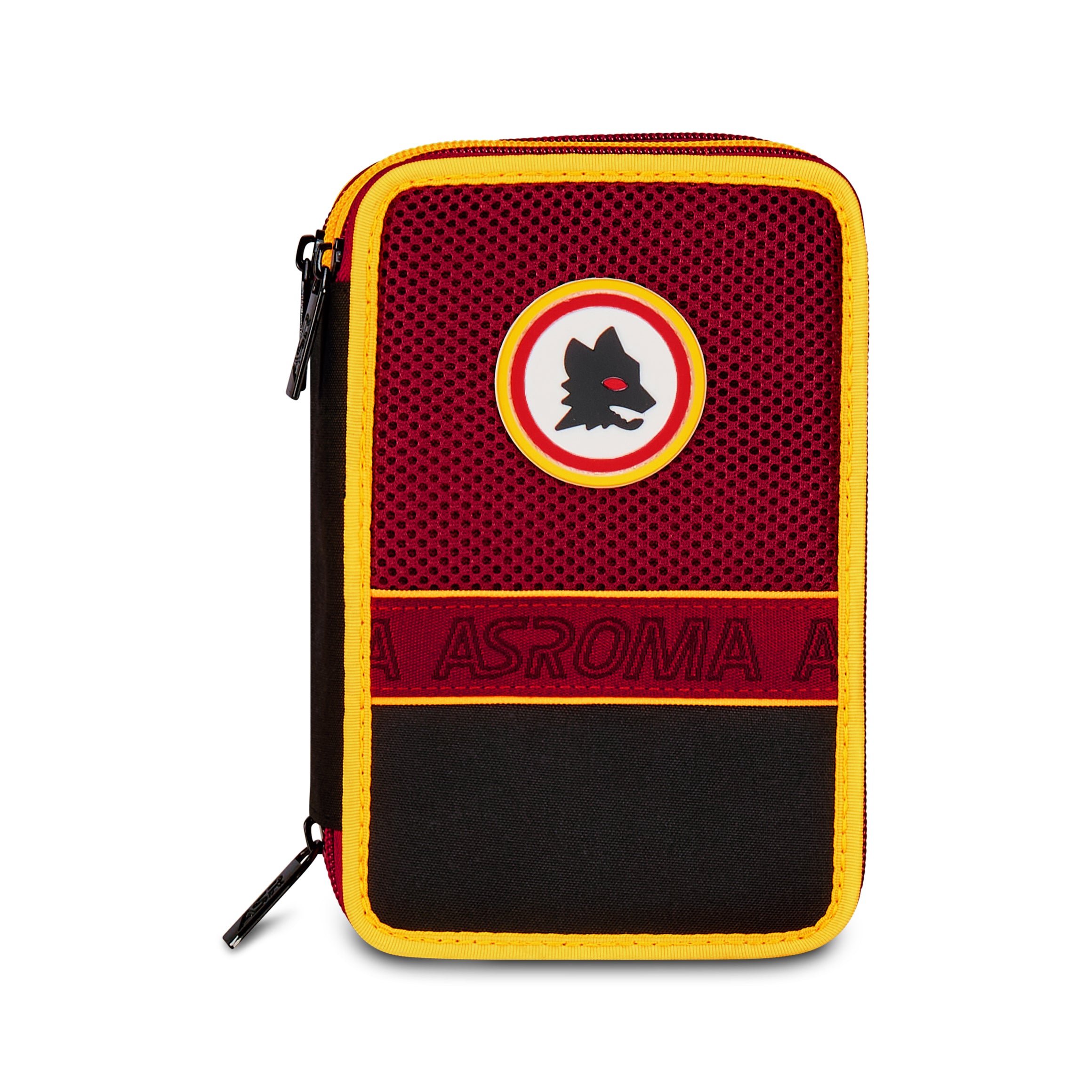 Astuccio scuola a tre scomparti logo Lupetto AS Roma 2025/26