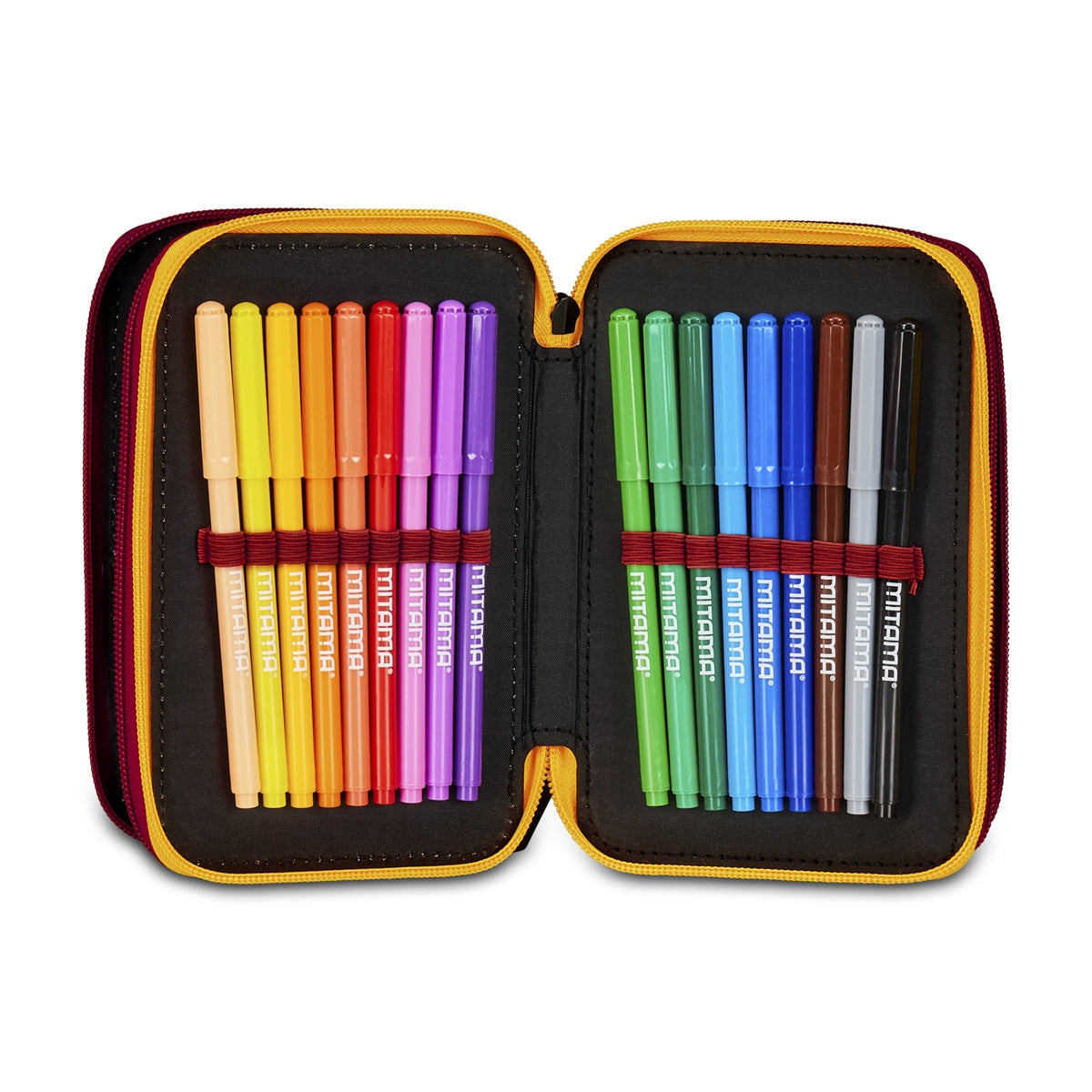 AS Roma 2025/26 Wolf Logo Three-Compartment Pencil Case