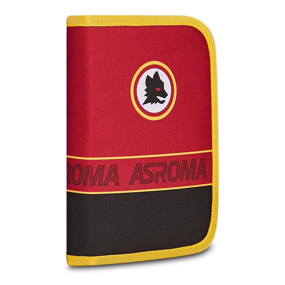 AS Roma 2025/26 Wolf Logo Pencil Case with Compartment | AS Roma Store