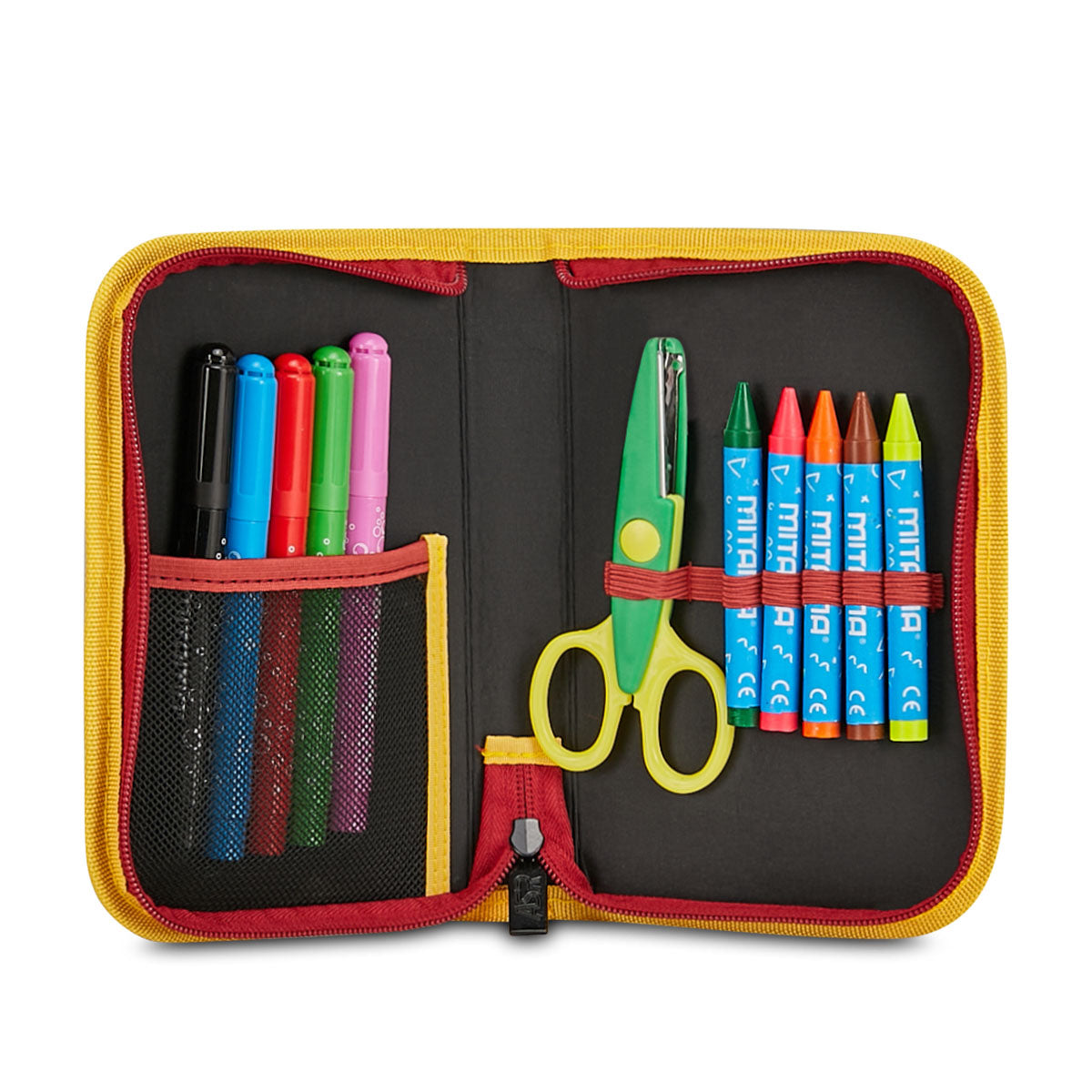 AS Roma 2025/26 Lupetto pencil case with compartment and logo