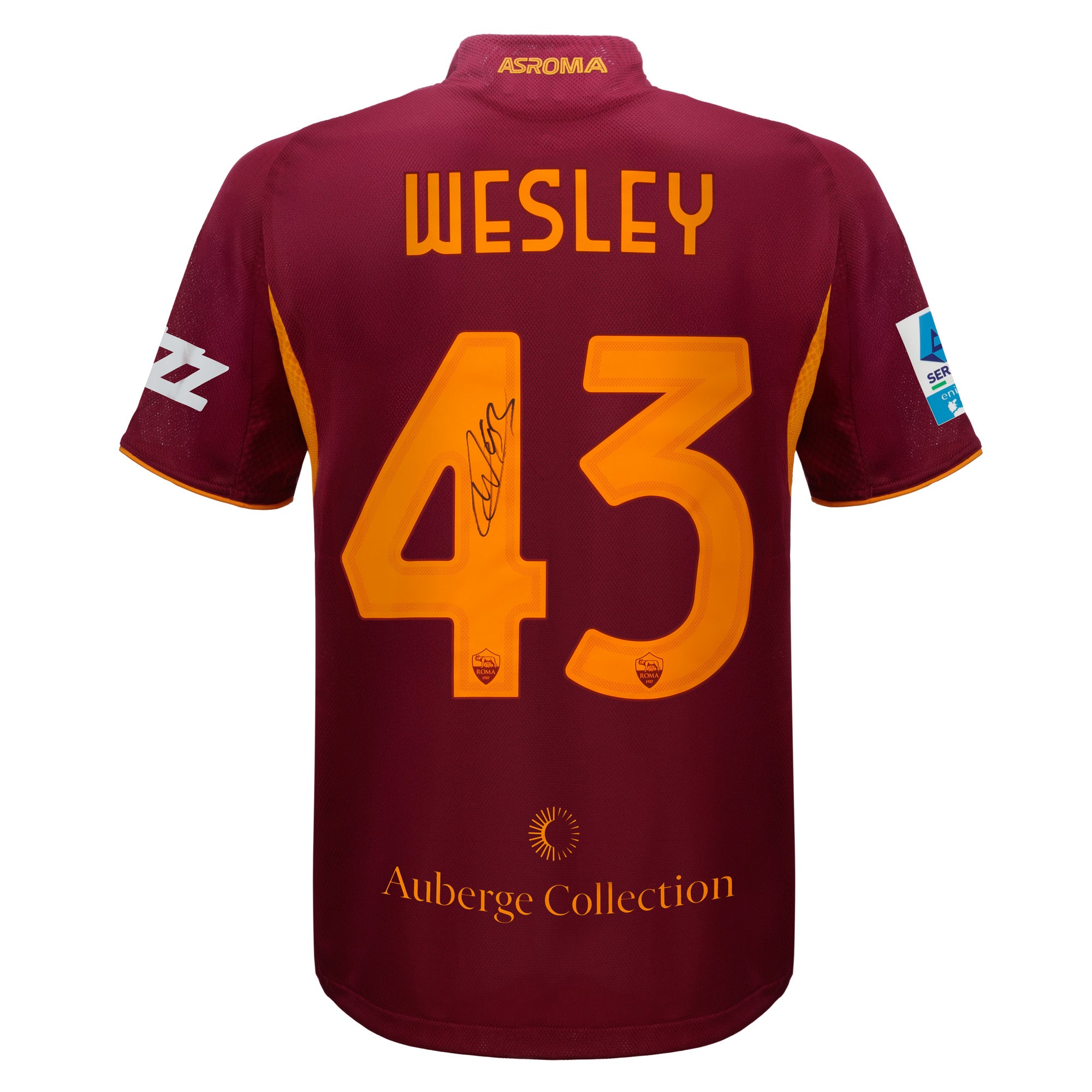 AS Roma 25/26 Authentic Home Jersey signed by Wesley | AS Roma Store