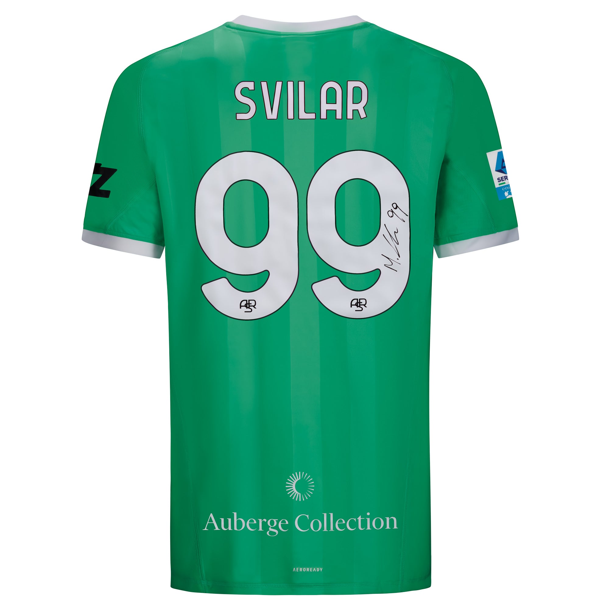 AS Roma 2025/26 Third Match Goalkeeper Shirt – Signed – Svilar