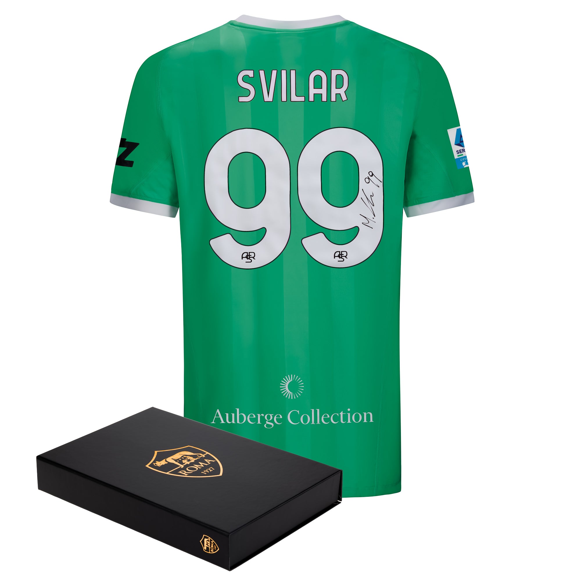 Maglia Match Portiere AS Roma Third 2025/26 – Autografata – Svilar