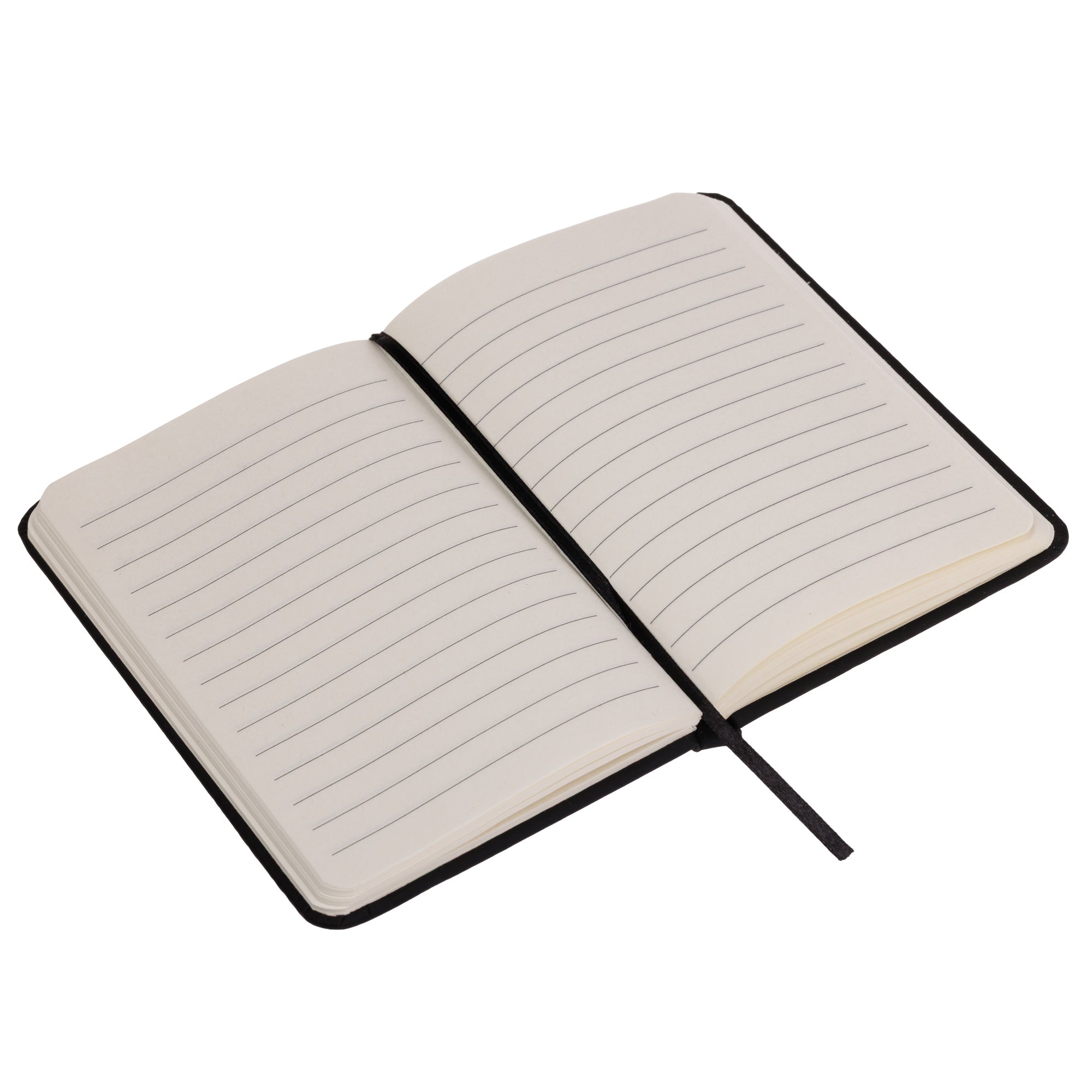 Black notepad with AS Roma logo 14x9 cm