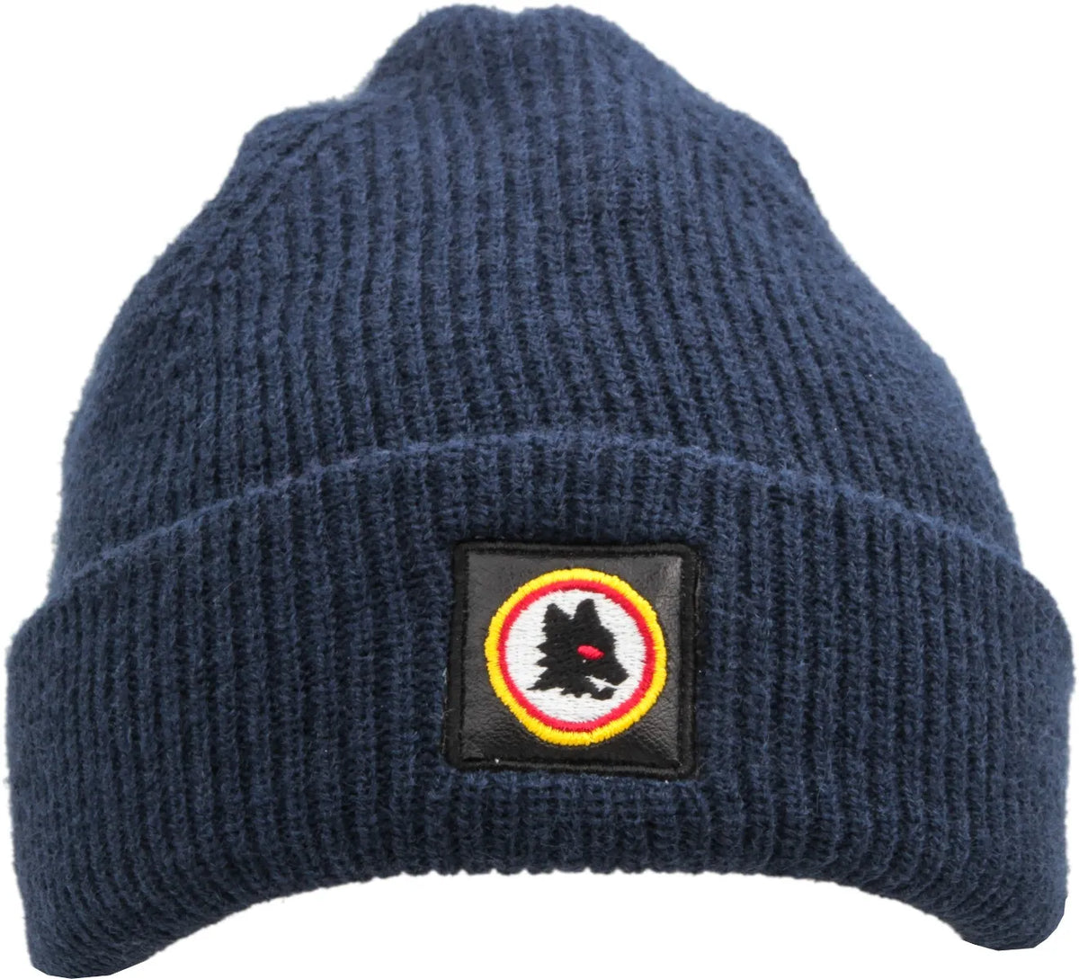 Berretto Beanie AS Roma con logo Lupetto ricamato, Adulto, Blu