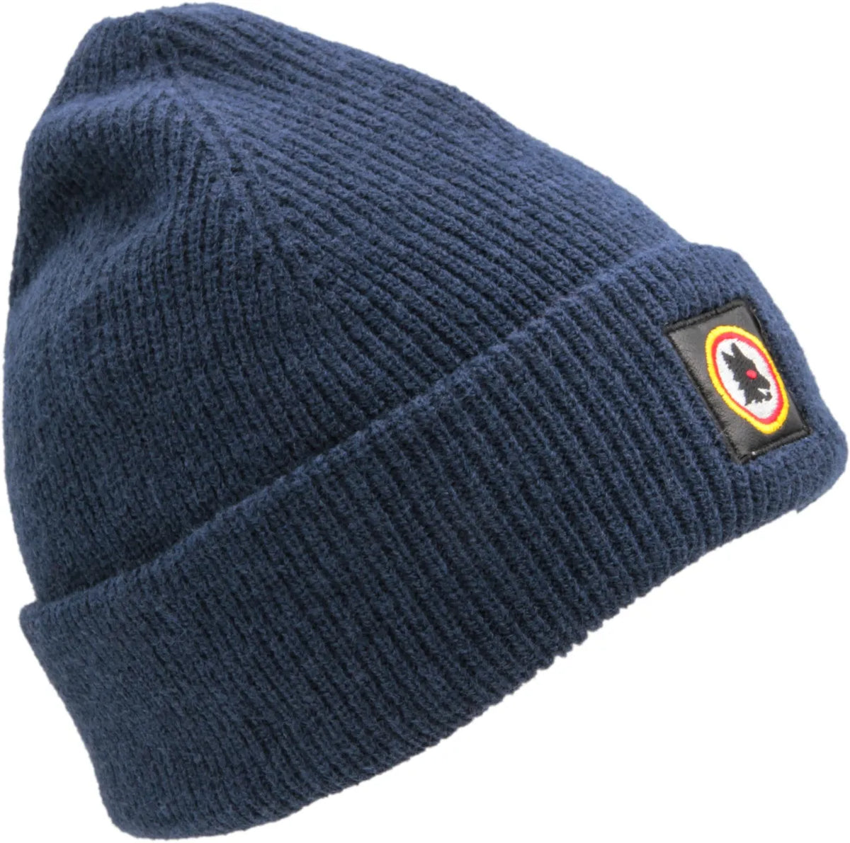 Berretto Beanie AS Roma con logo Lupetto ricamato, Adulto, Blu