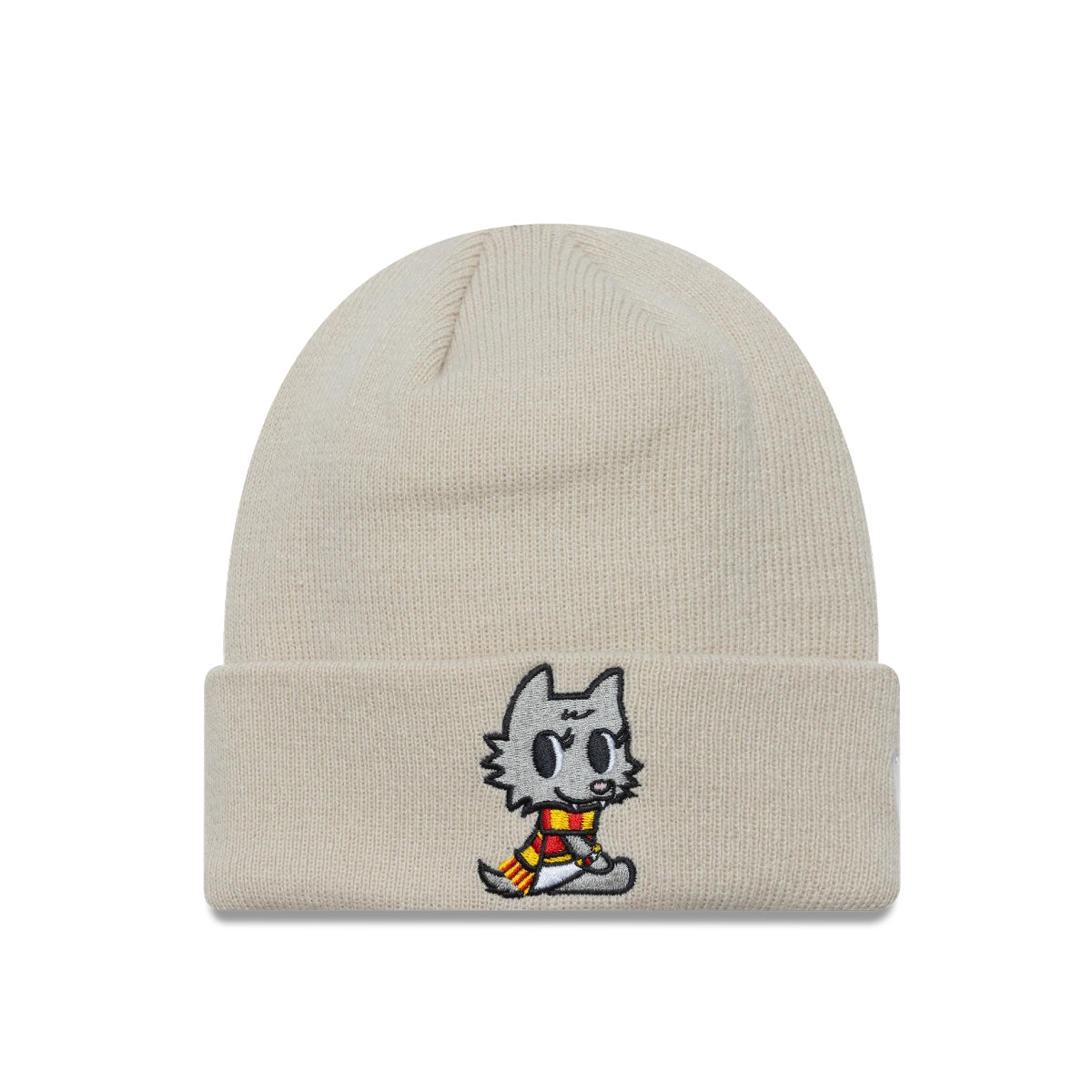 Berretto con logo Lupetto, Bambino, Beige