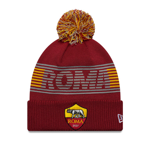 Berretto New Era Sport risvolto logo AS Roma, Adulto, Rosso