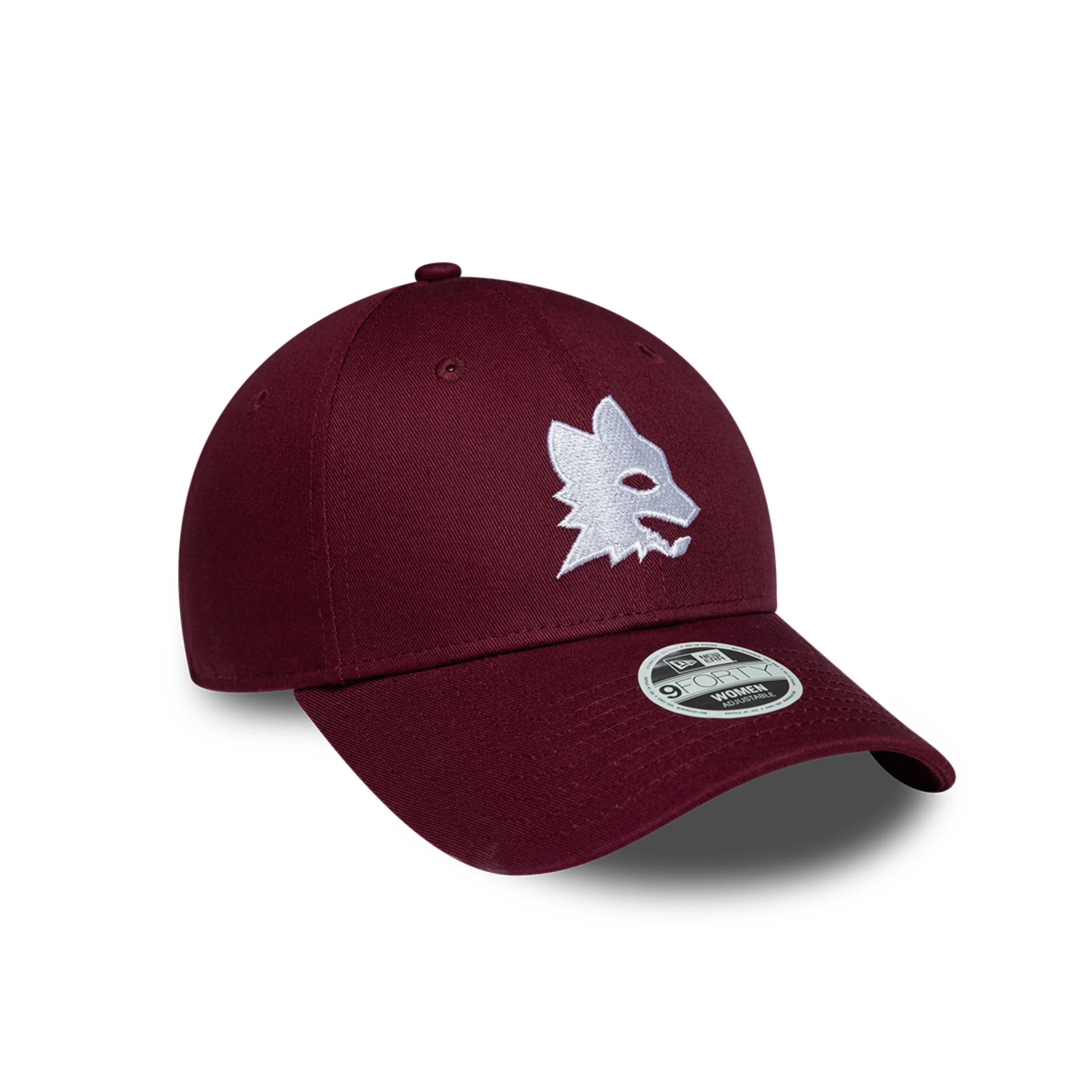 Cappellino New Era Core 9Forty AS Roma, Rosso Scuro, Adulto