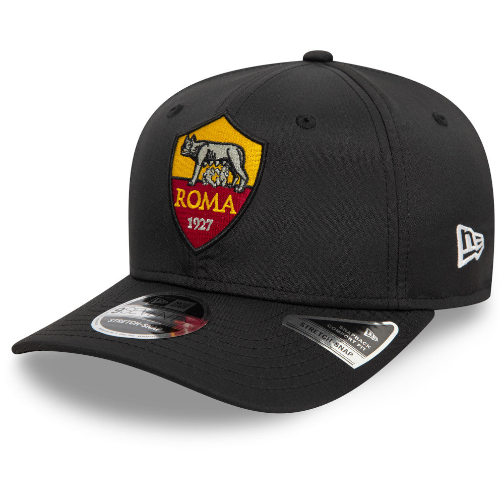 Cappellino New Era 9Seventy logo Crest AS Roma, Adulto, Nero