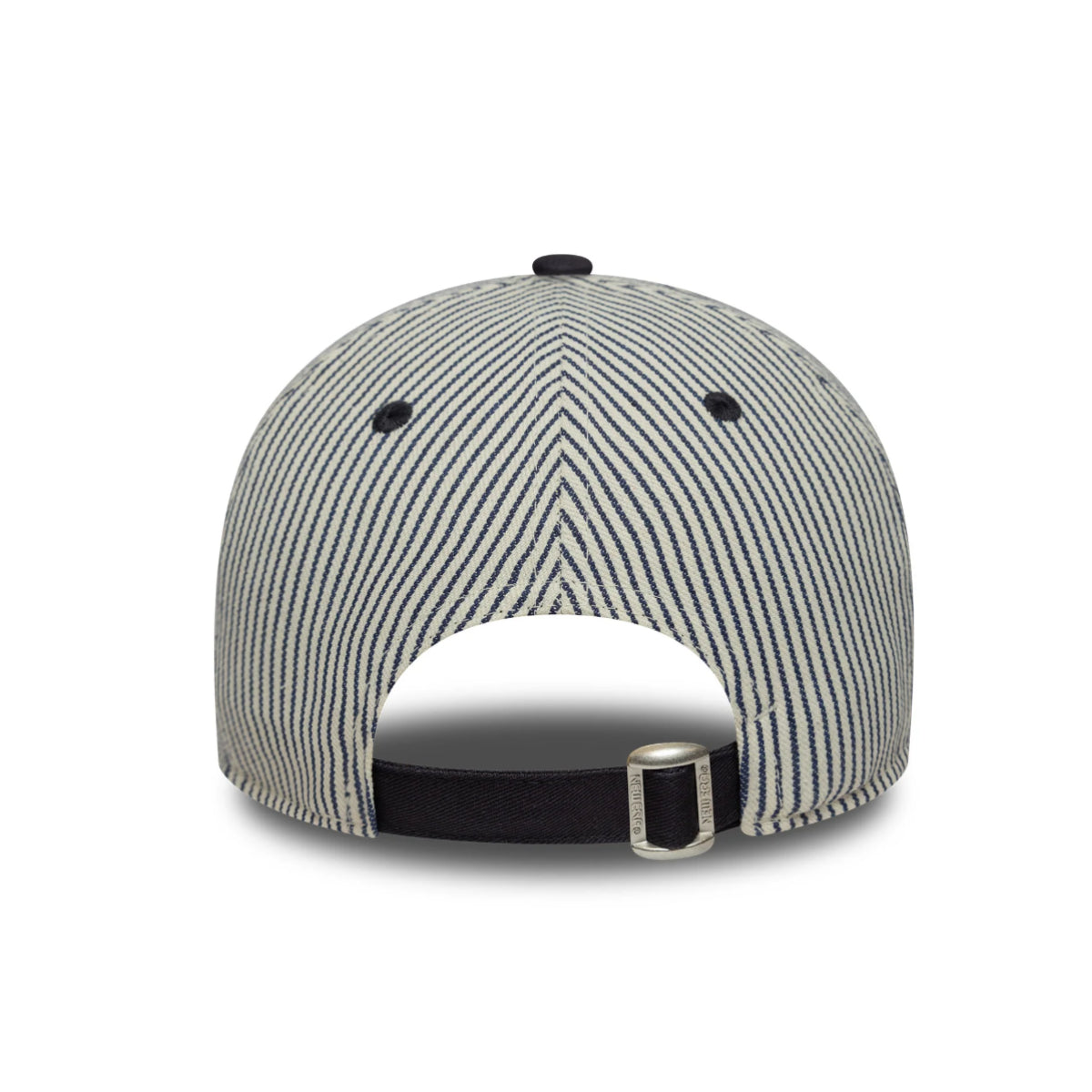 Cappellino New Era 9Forty a righe con logo Lupetto, Adulto, Beige