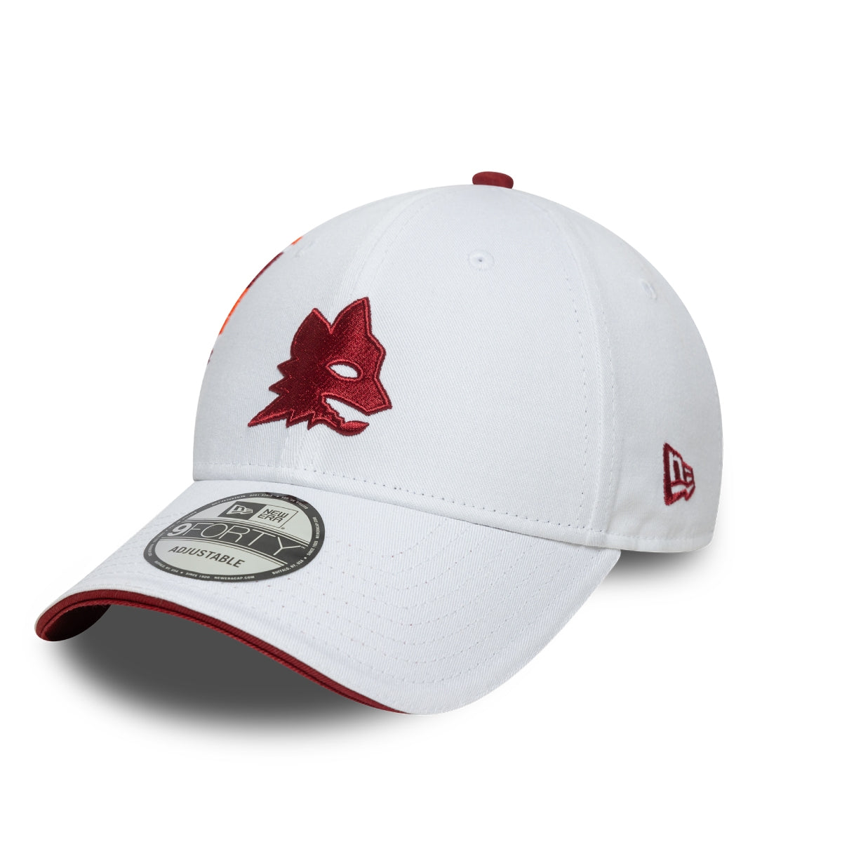 Cappellino New Era 9Forty 1994 con logo Lupetto, Adulto, Bianco