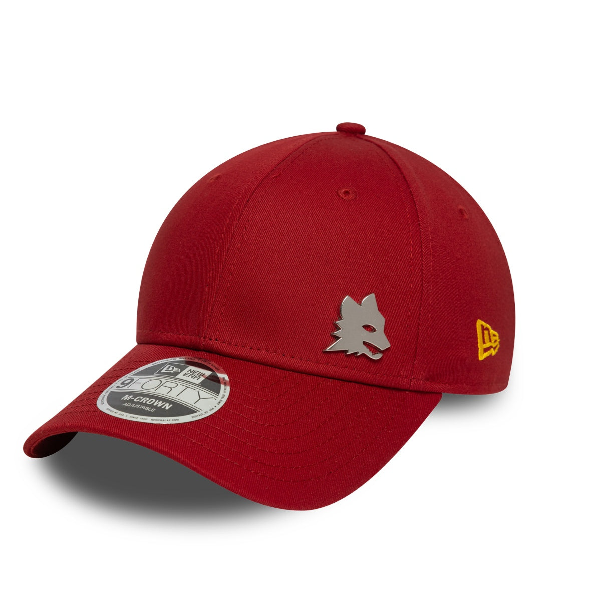 Cappellino New Era 9Forty M-Crown con logo Lupetto, Adulto, Rosso
