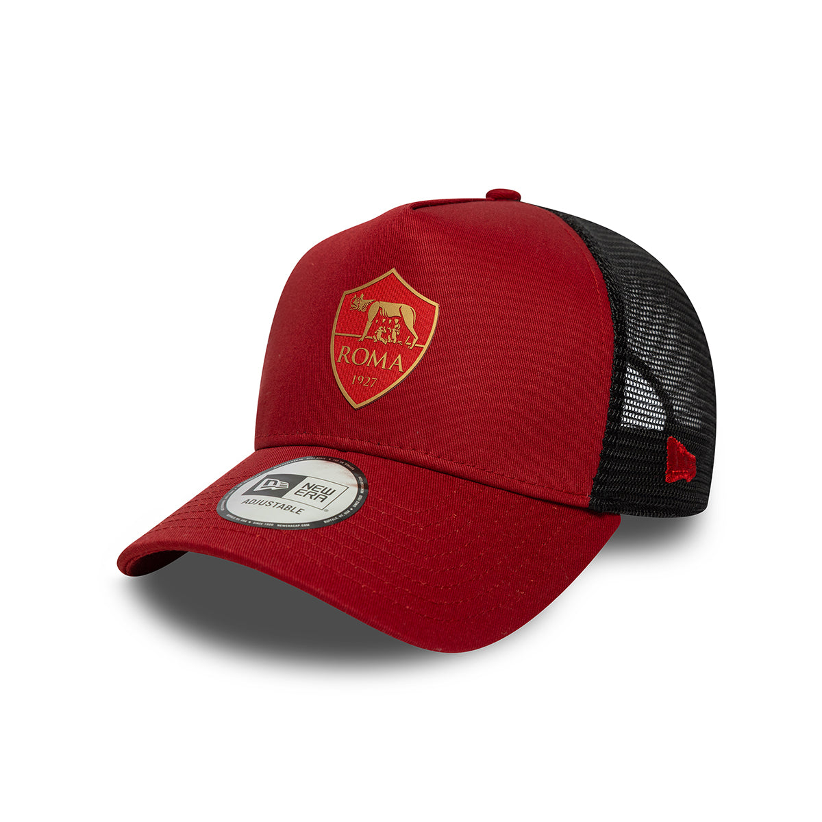 Cappellino New Era Trucker Frame AS Roma Tonal, Adulto, Rosso 60772063