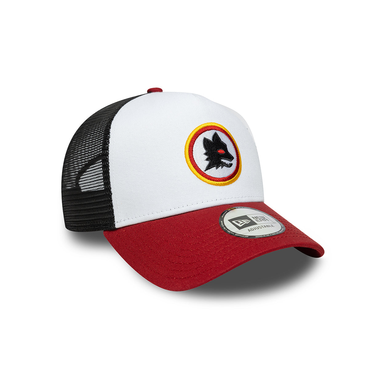 New Era Trucker A-Frame AS Roma Contrast Cap, Adult, White