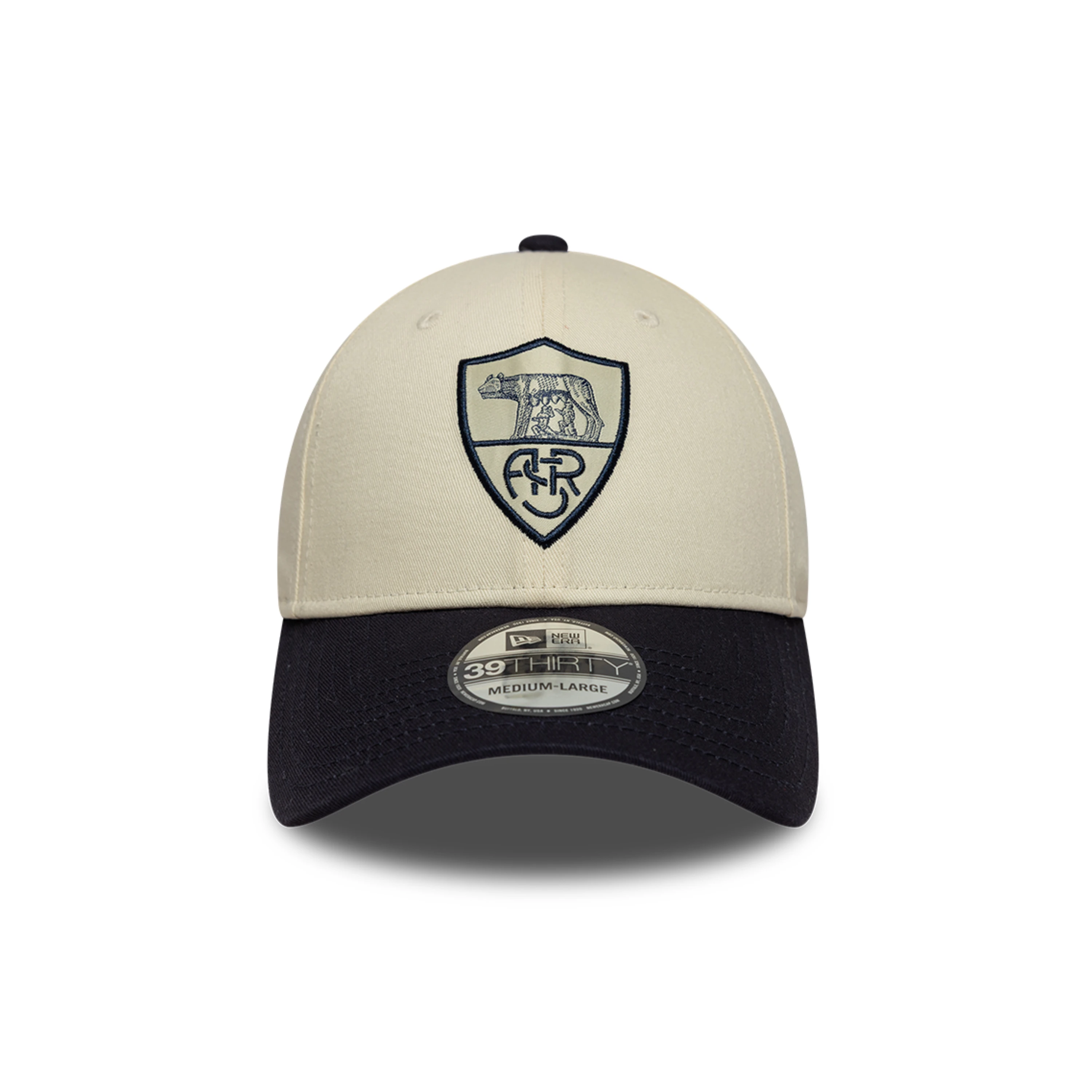 Cappellino New Era Season 39Thirty AS Roma, Beige, Adulto