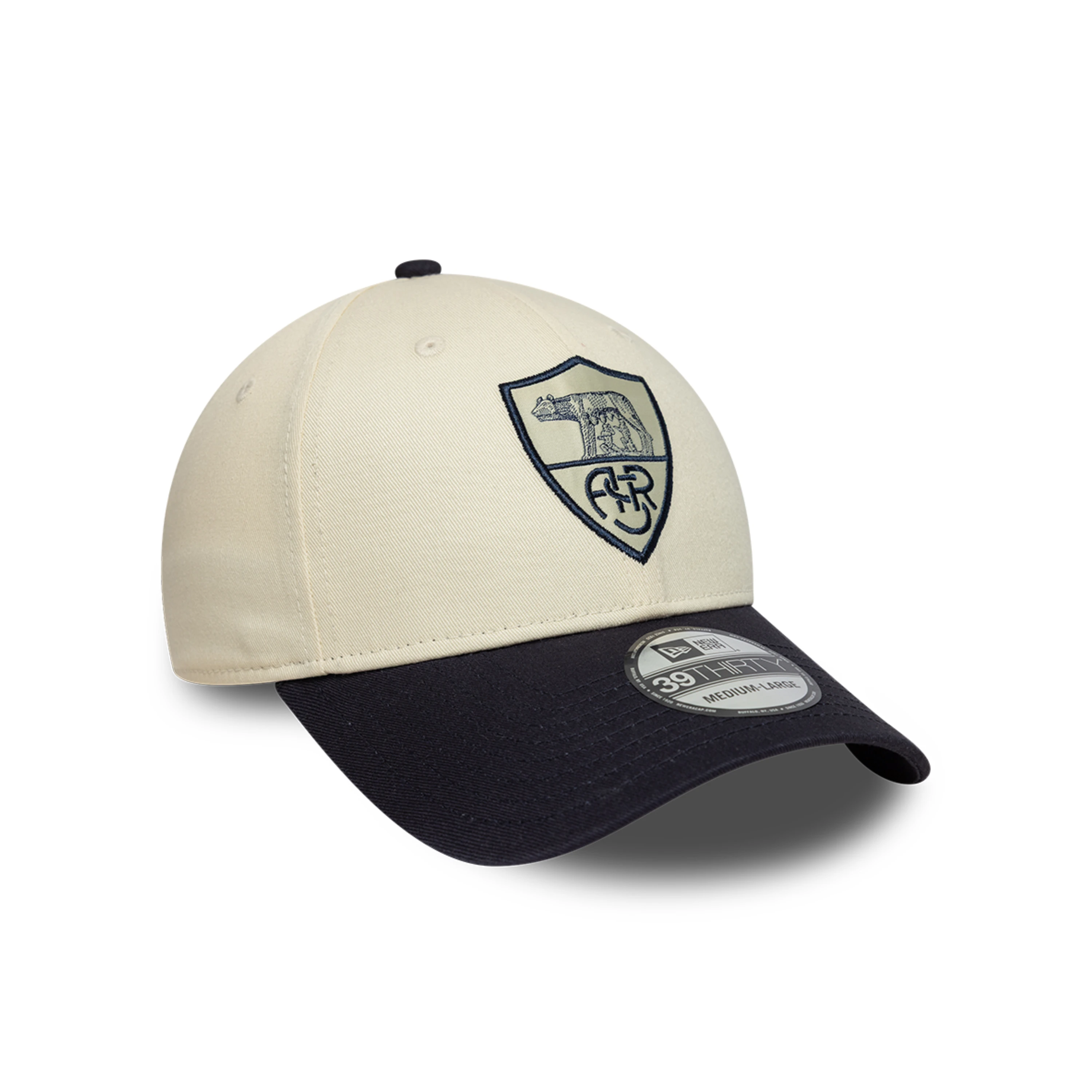 Cappellino New Era Season 39Thirty AS Roma, Beige, Adulto