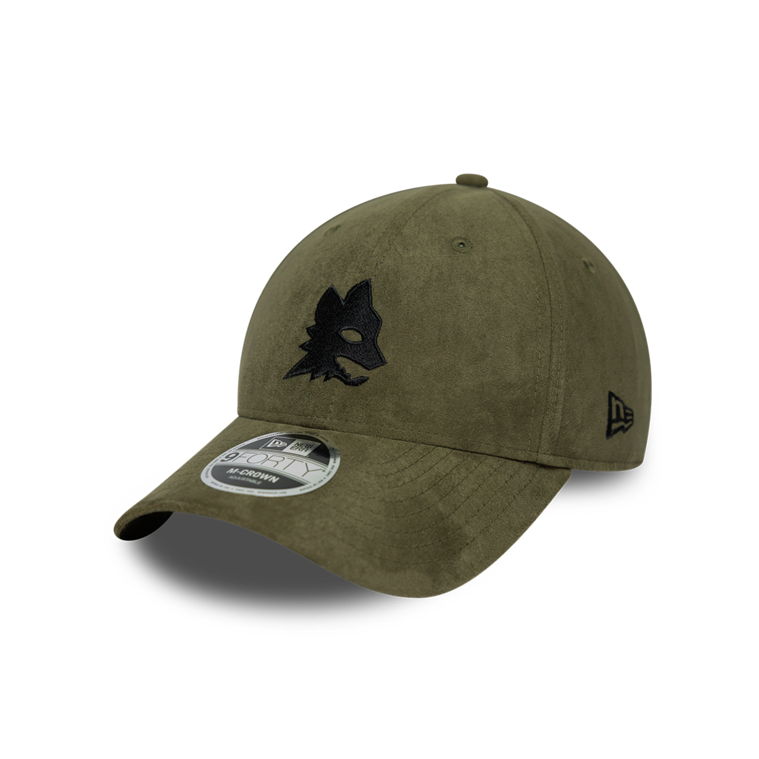 Cappellino New Era 9Forty AS Roma in suede, Verde, Adulto 60897619