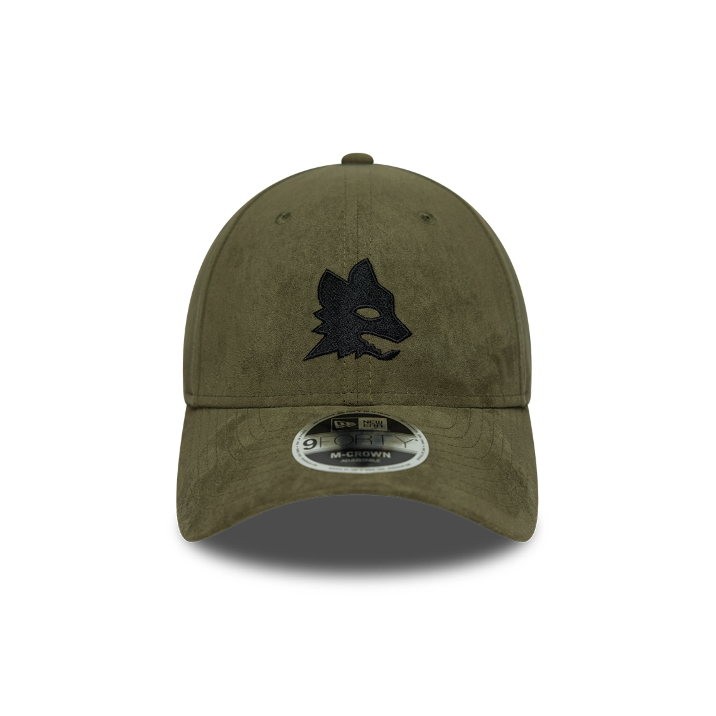 Cappellino New Era 9Forty AS Roma in suede, Verde, Adulto