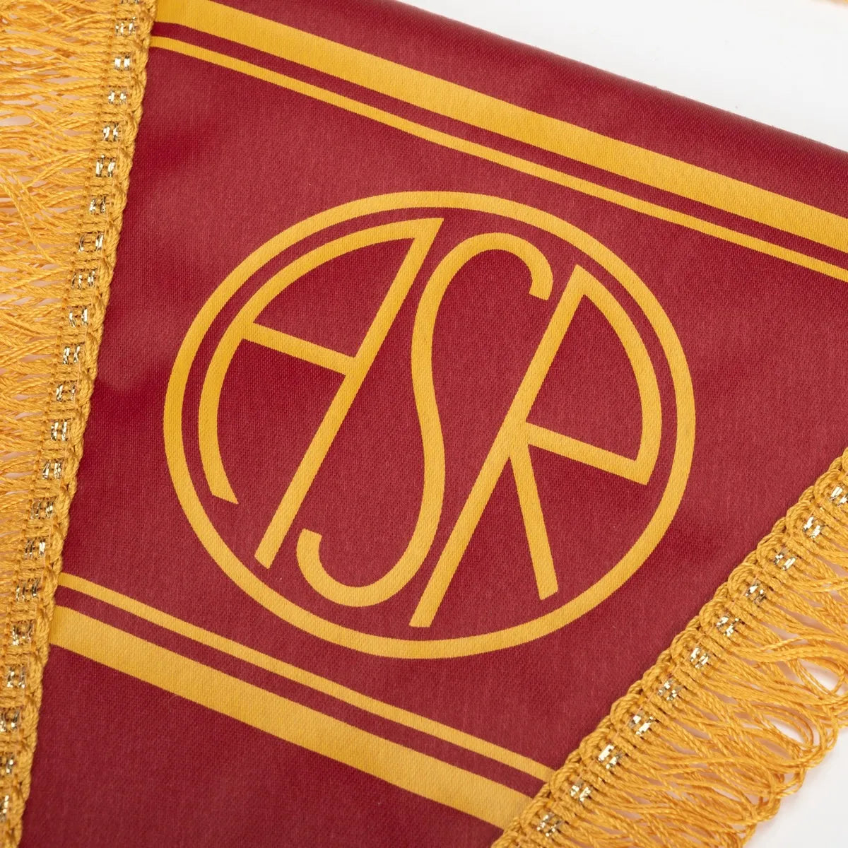 Gagliardetto triangolare AS Roma Heritage, 28x20cm