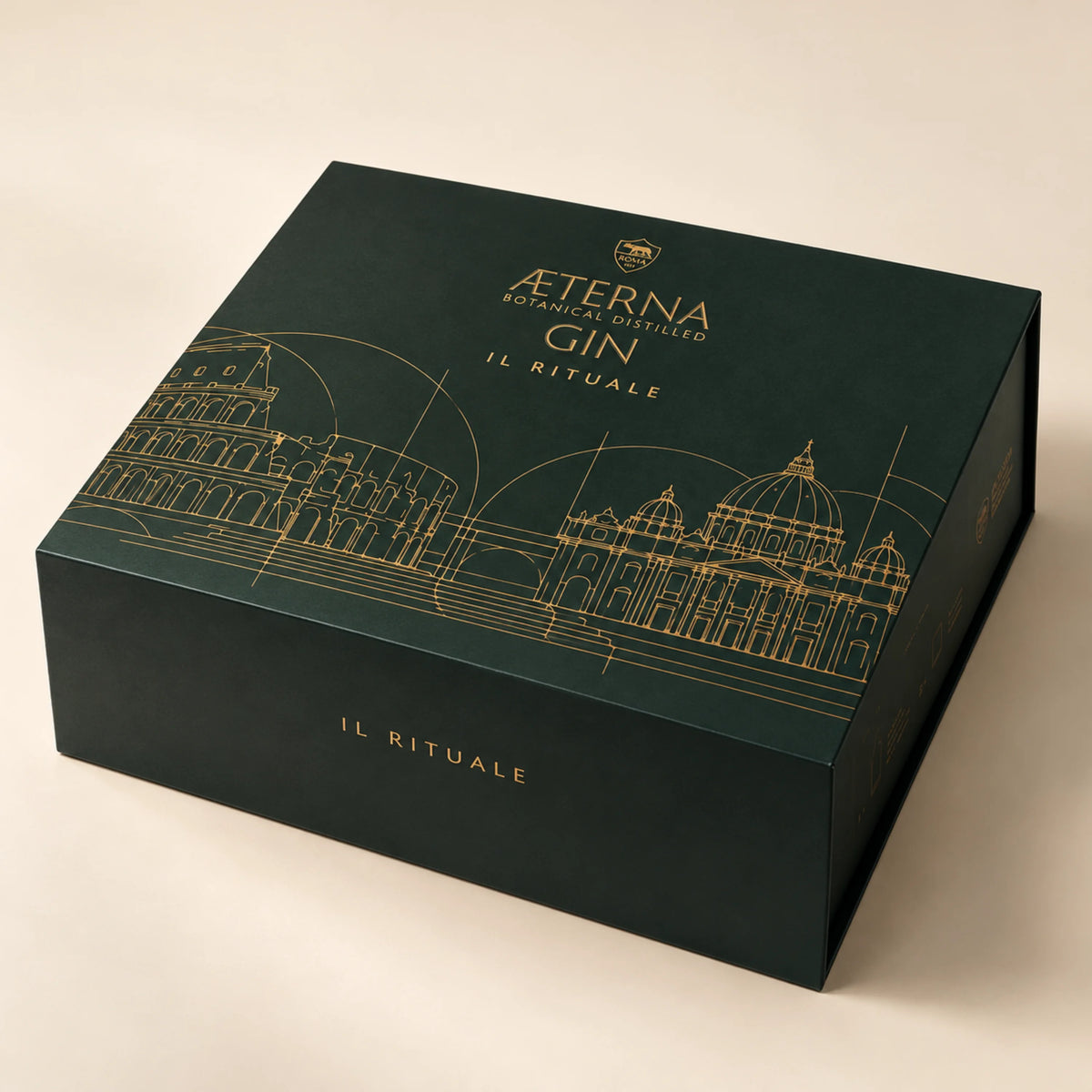 Box "Il Rituale" Aeterna Gin 70 cl + Set 2 bicchieri
