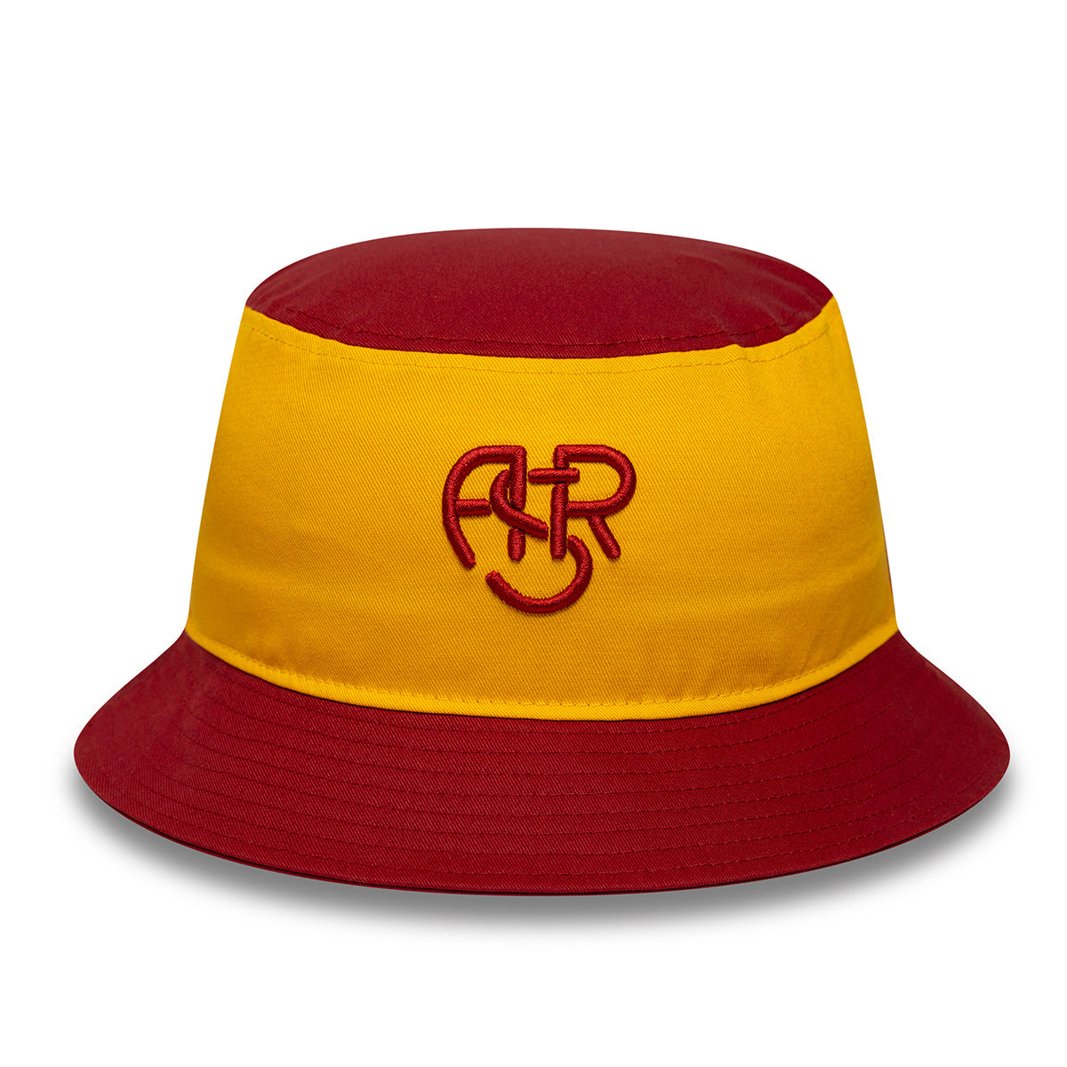 New Era AS Roma Contrast Bucket Hat with ASR Logo, Adult, Red