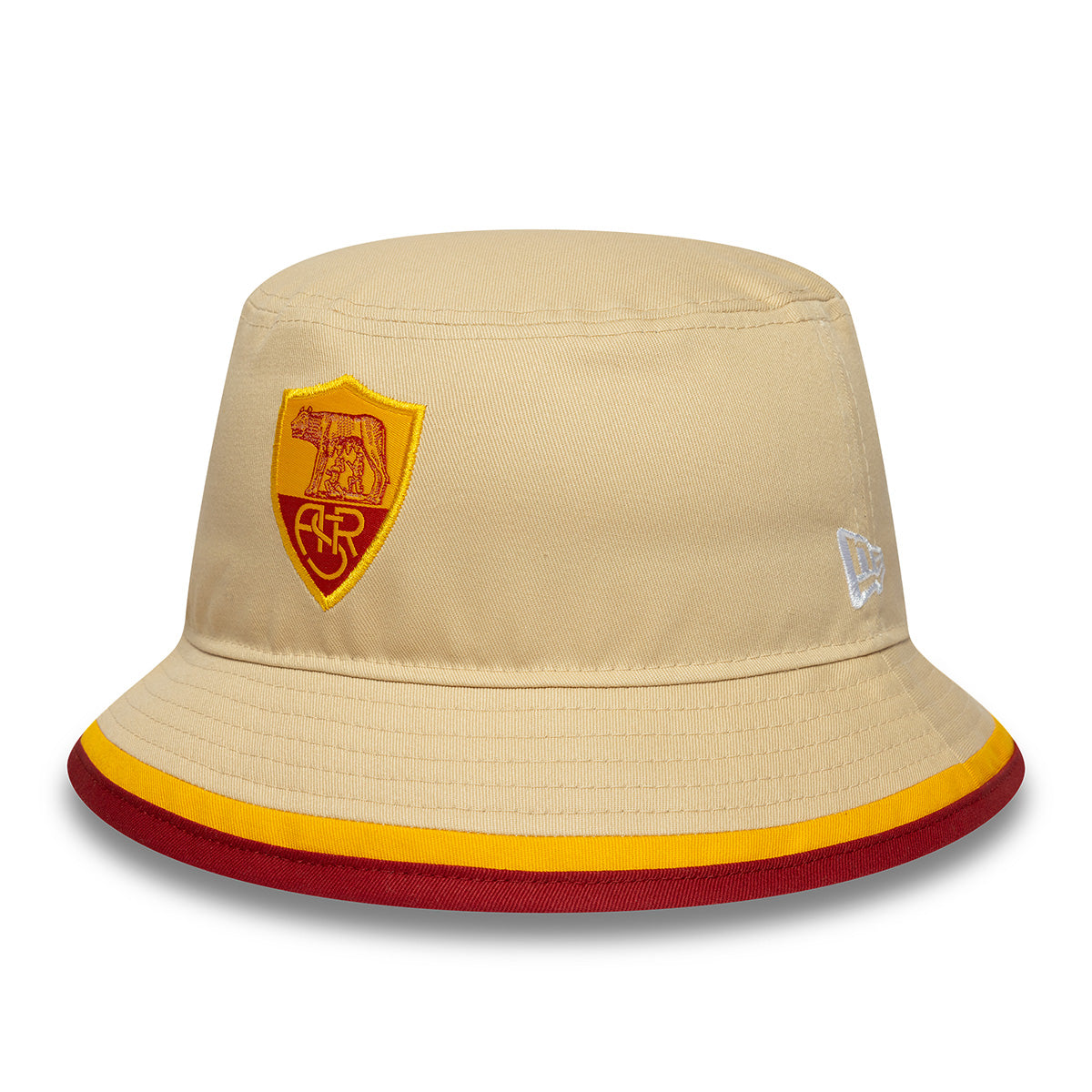 Bucket New Era AS Roma 2006 con logo Heritage, Adulto, Beige 60684718