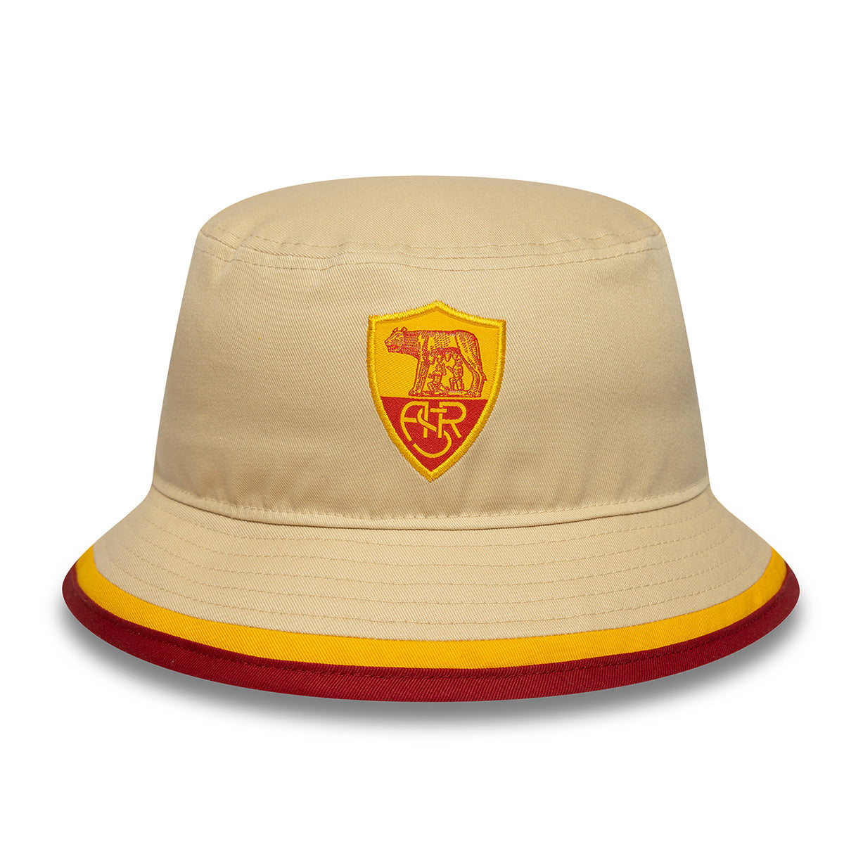 Bucket New Era AS Roma 2006 con logo Heritage, Adulto, Beige