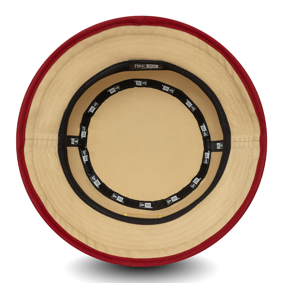 Bucket New Era AS Roma 2006 con logo Heritage, Adulto, Beige