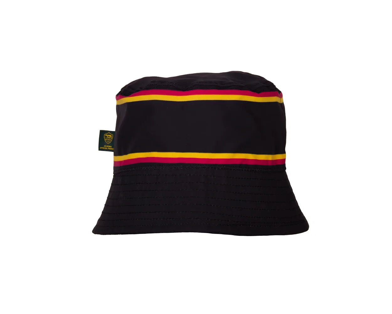 AS Roma Retro Bucket Hat, Adult, Black