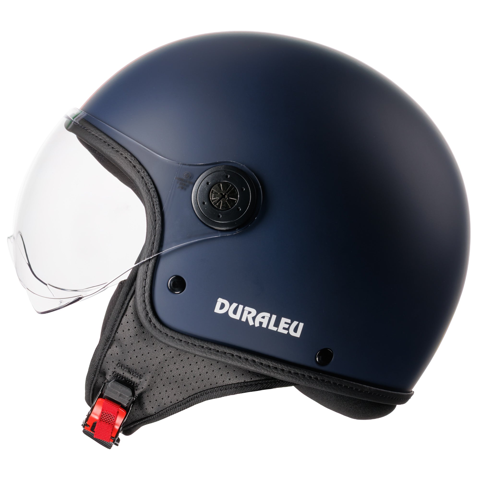 AS Roma Motorcycle Helmet with Duraleu Visor