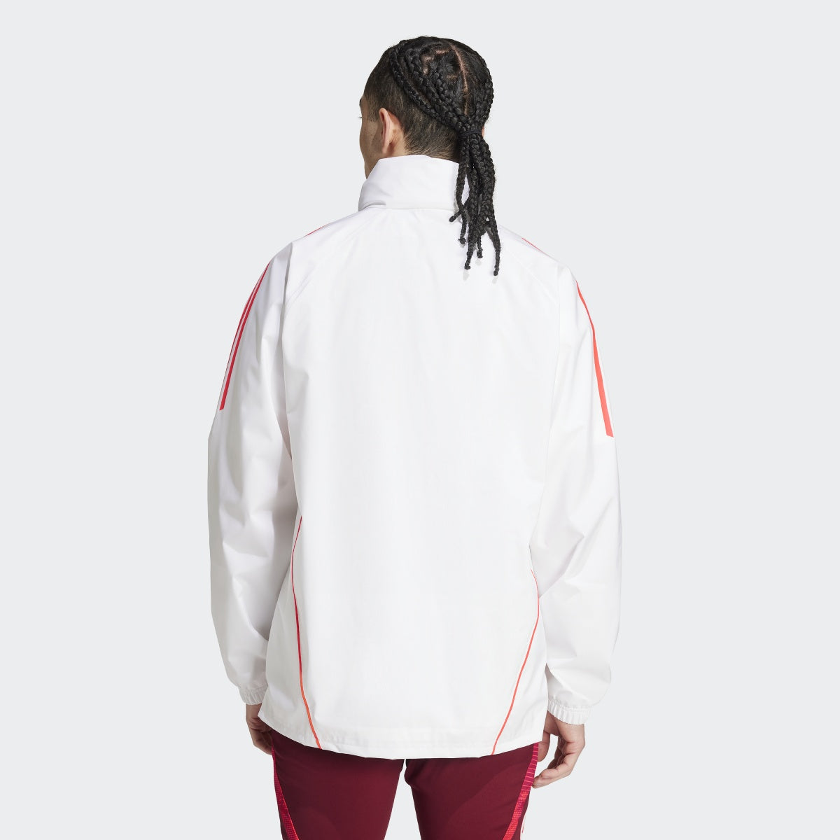 AS Roma Waterproof Jacket, White 2024/25