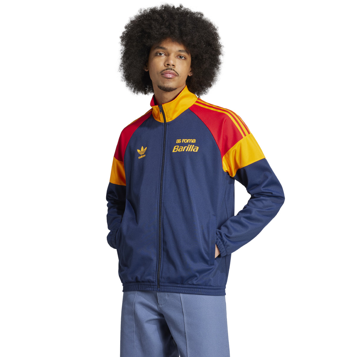 Giacca Adidas Originals AS Roma '93 con Logo Barilla, Uomo