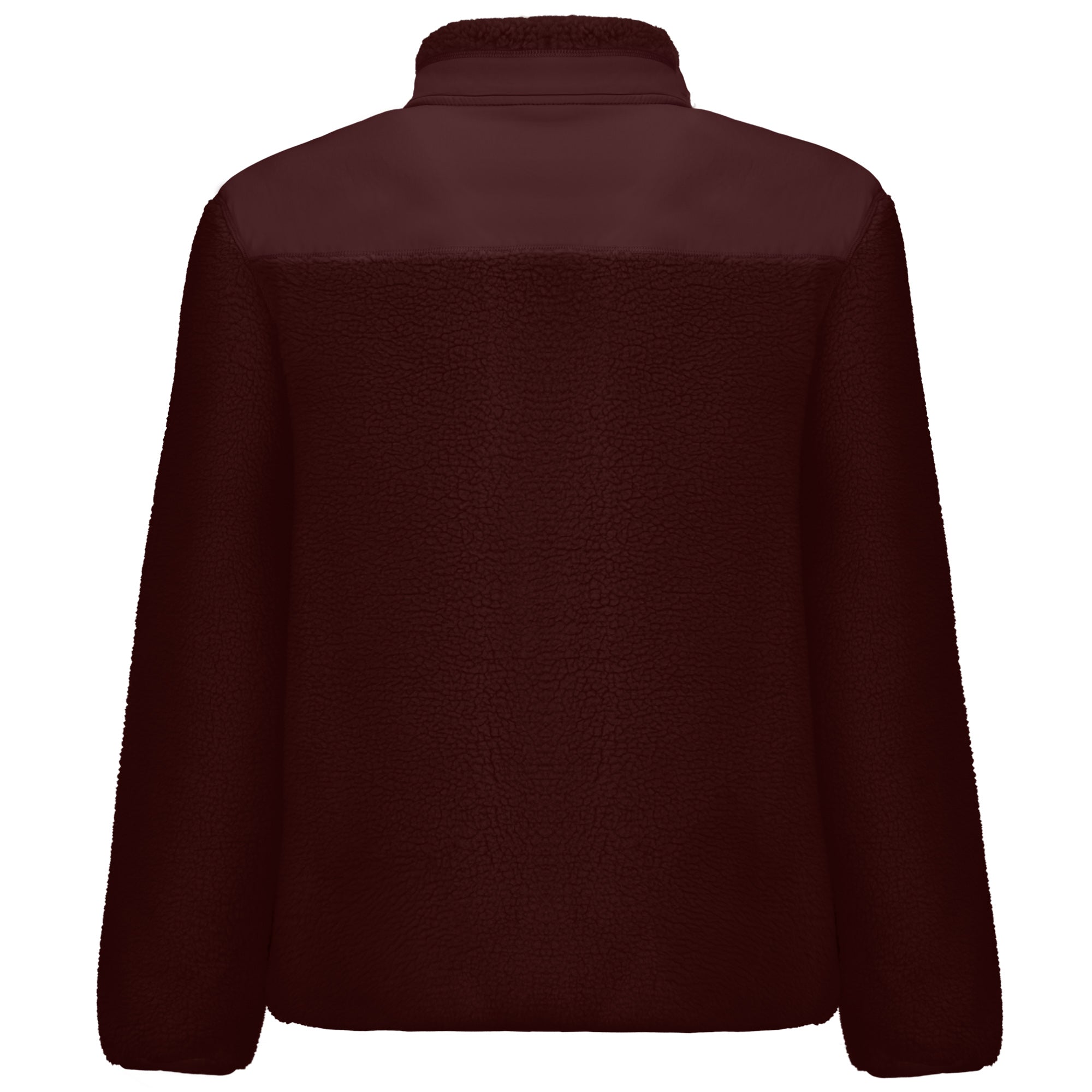 Giacca in pile logo ASR, Bordeaux, Unisex