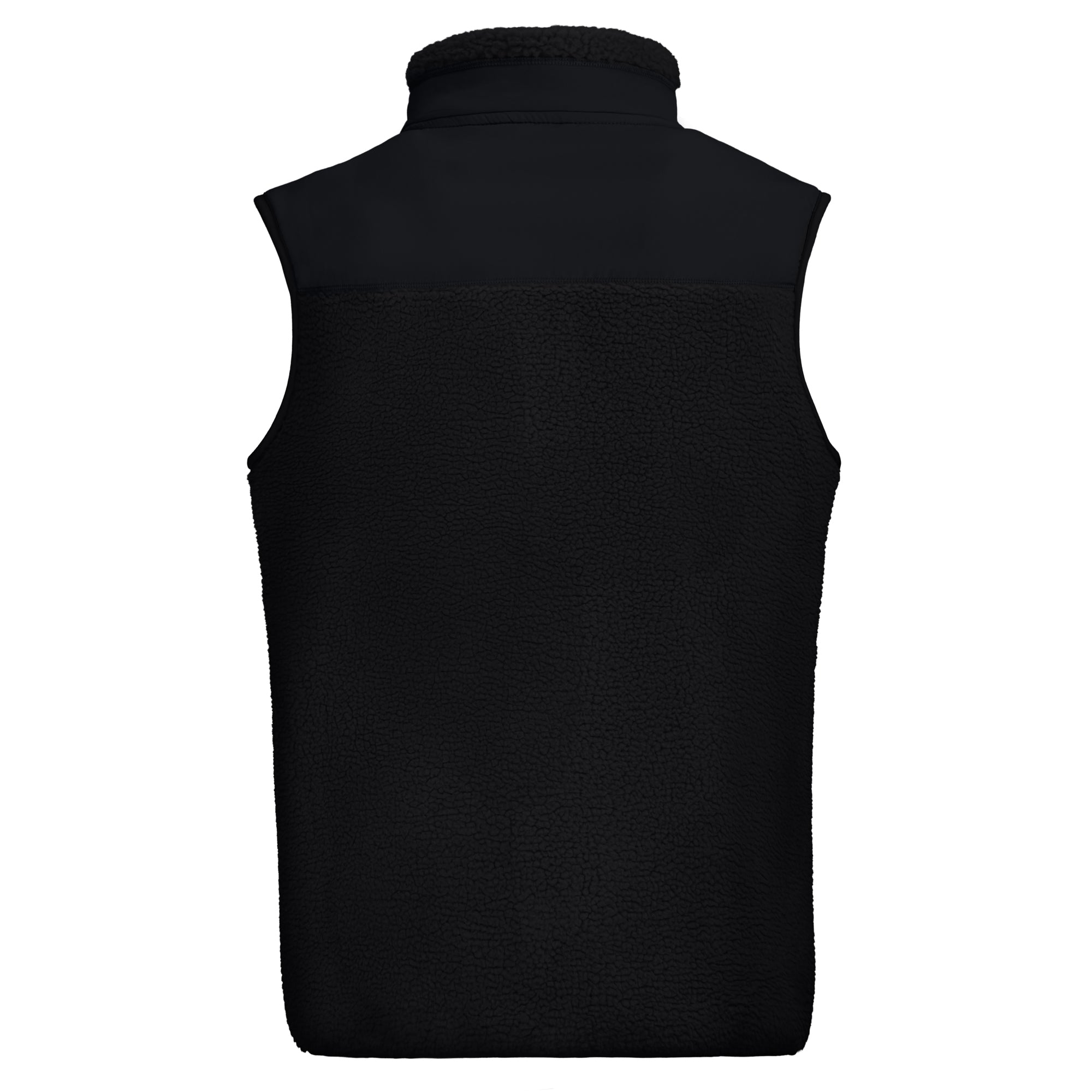 ASR logo fleece waistcoat, Black, Unisex
