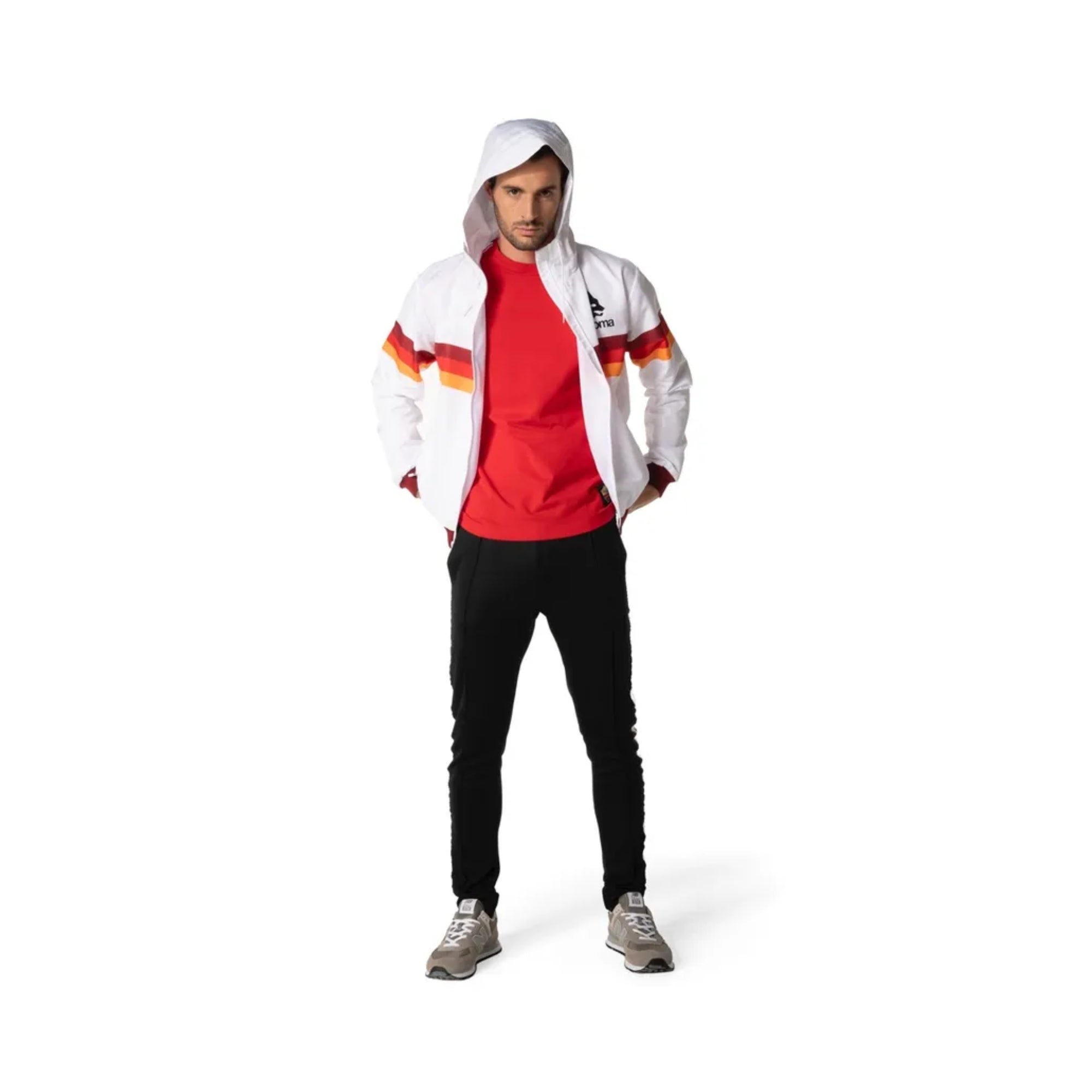 Men's AS ROMA Retro 1980s rain jacket | AS Roma Store