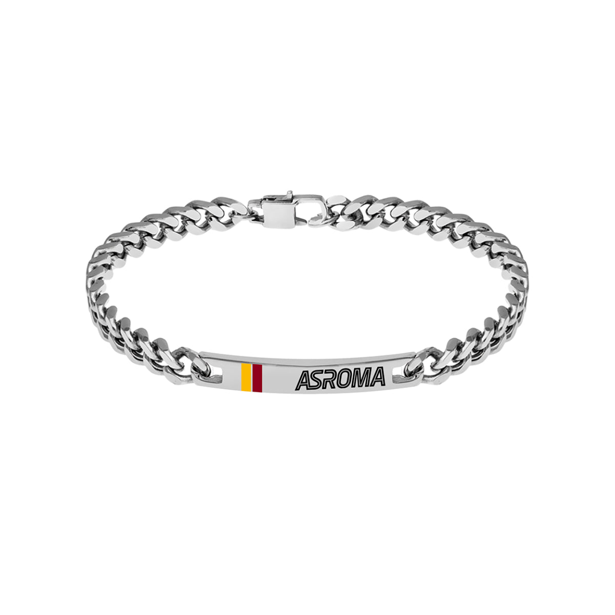 Bracciale AS Roma, Acciaio, Adulto