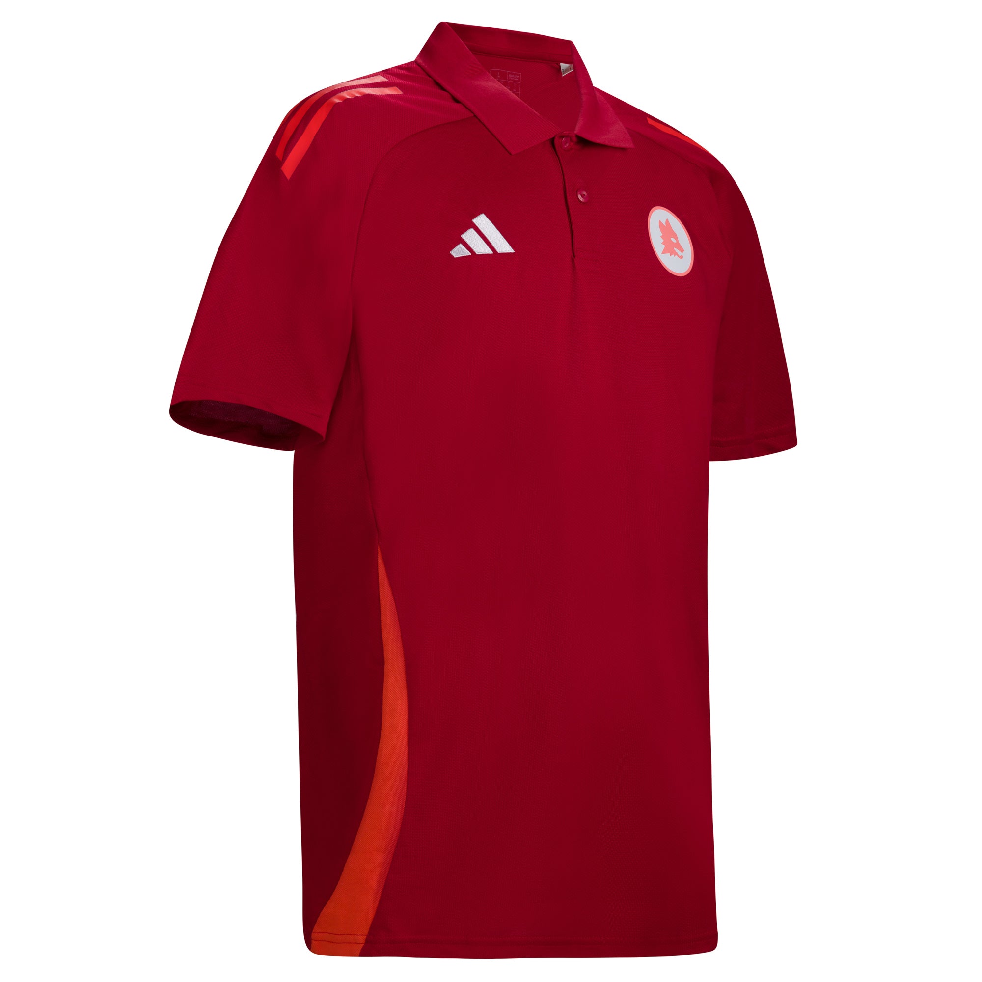 AS Roma Coach Training Polo, Red, Men 2024/25