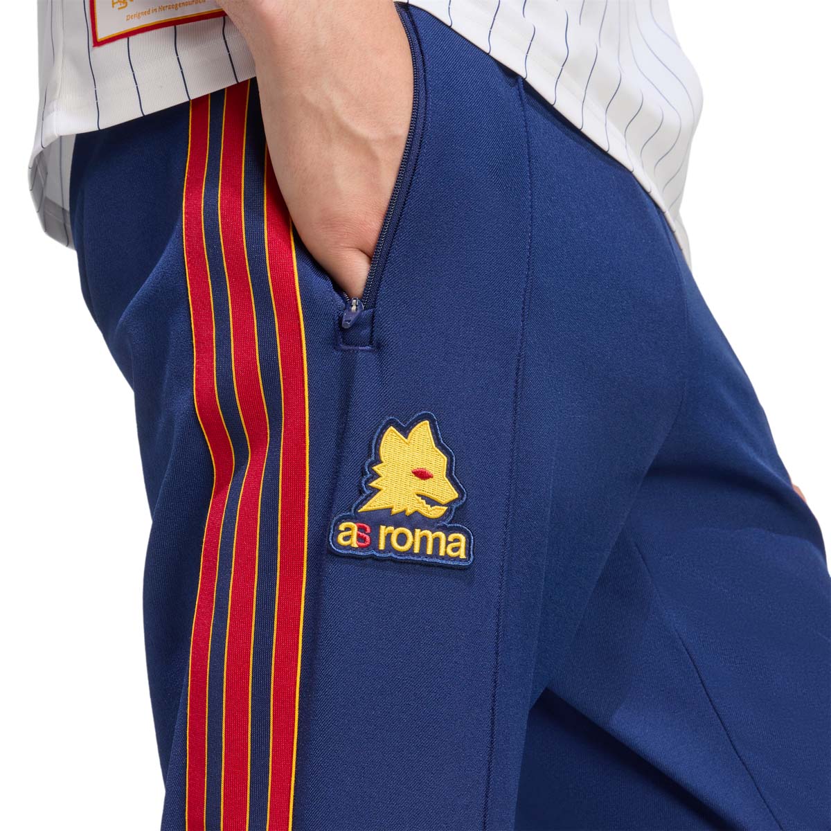 Pantaloni adidas Terrace Icons AS Roma, Uomo