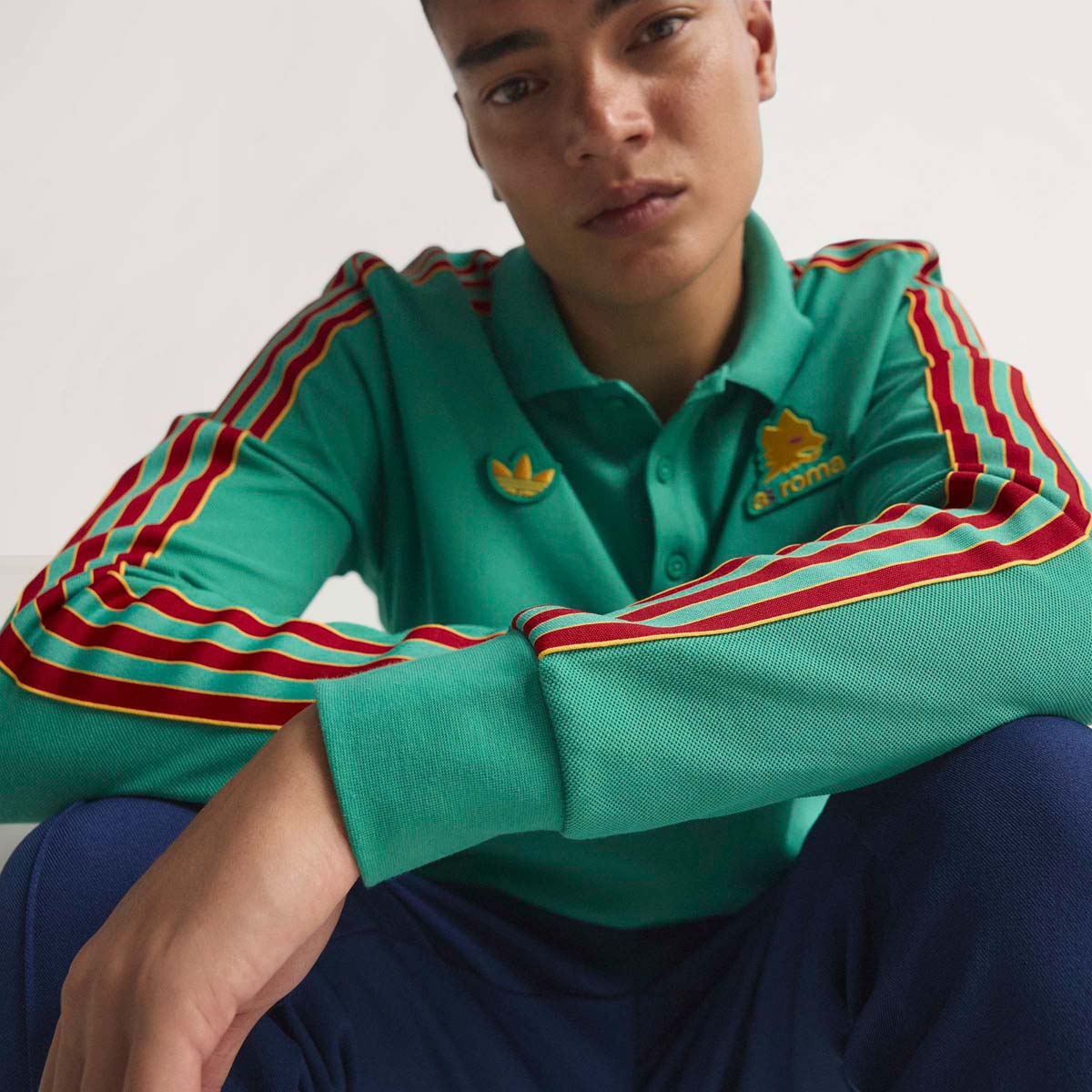 Polo adidas Terrace Icons AS Roma, Uomo