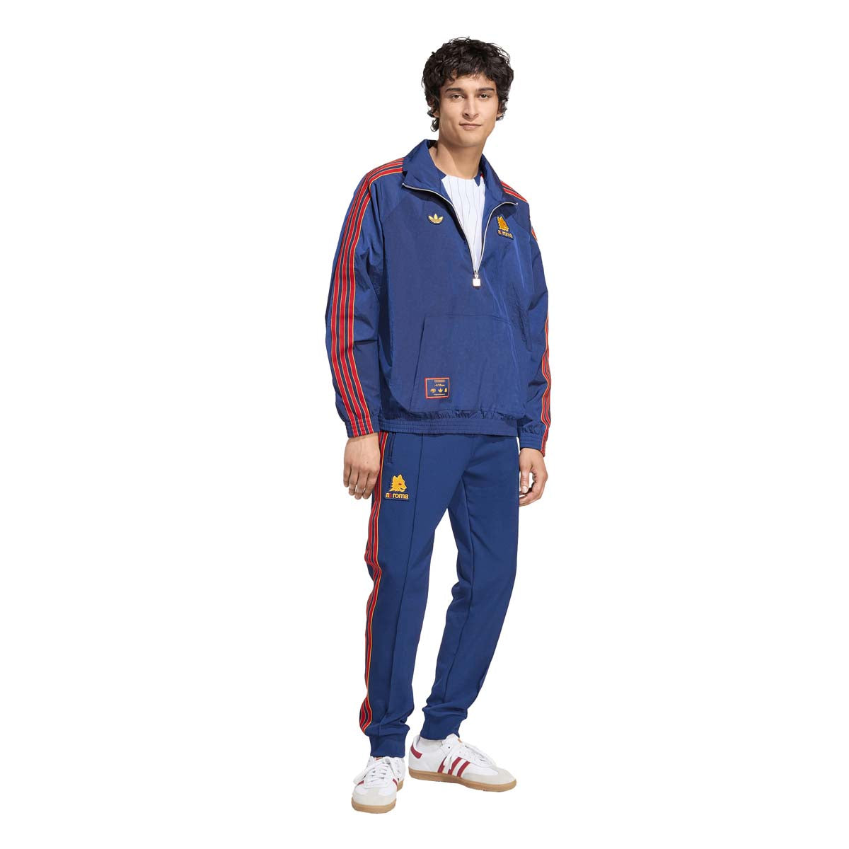 adidas Terrace Icons AS Roma Track Top with zip, Men | AS Roma Store