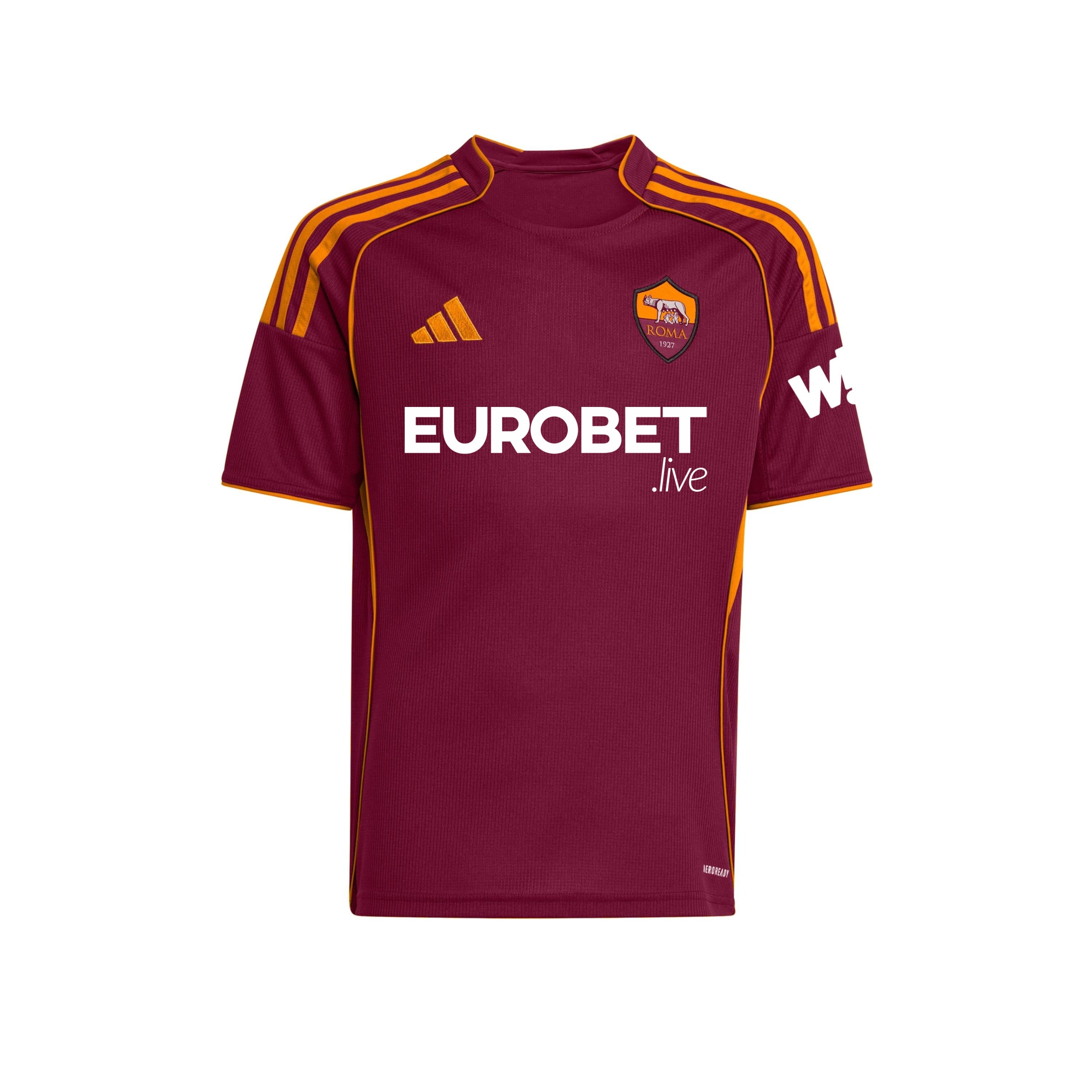 Maglia Gara Home AS Roma 2025/26, Bambino