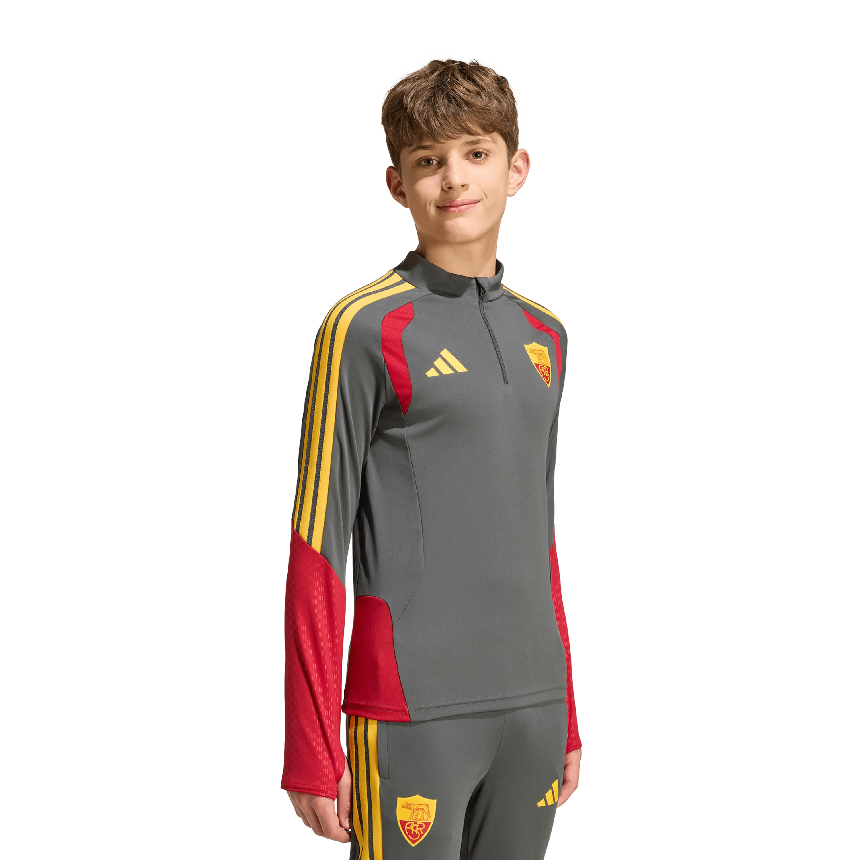 Felpa Allenamento 1/4 zip AS Roma 2026/27, Bambino