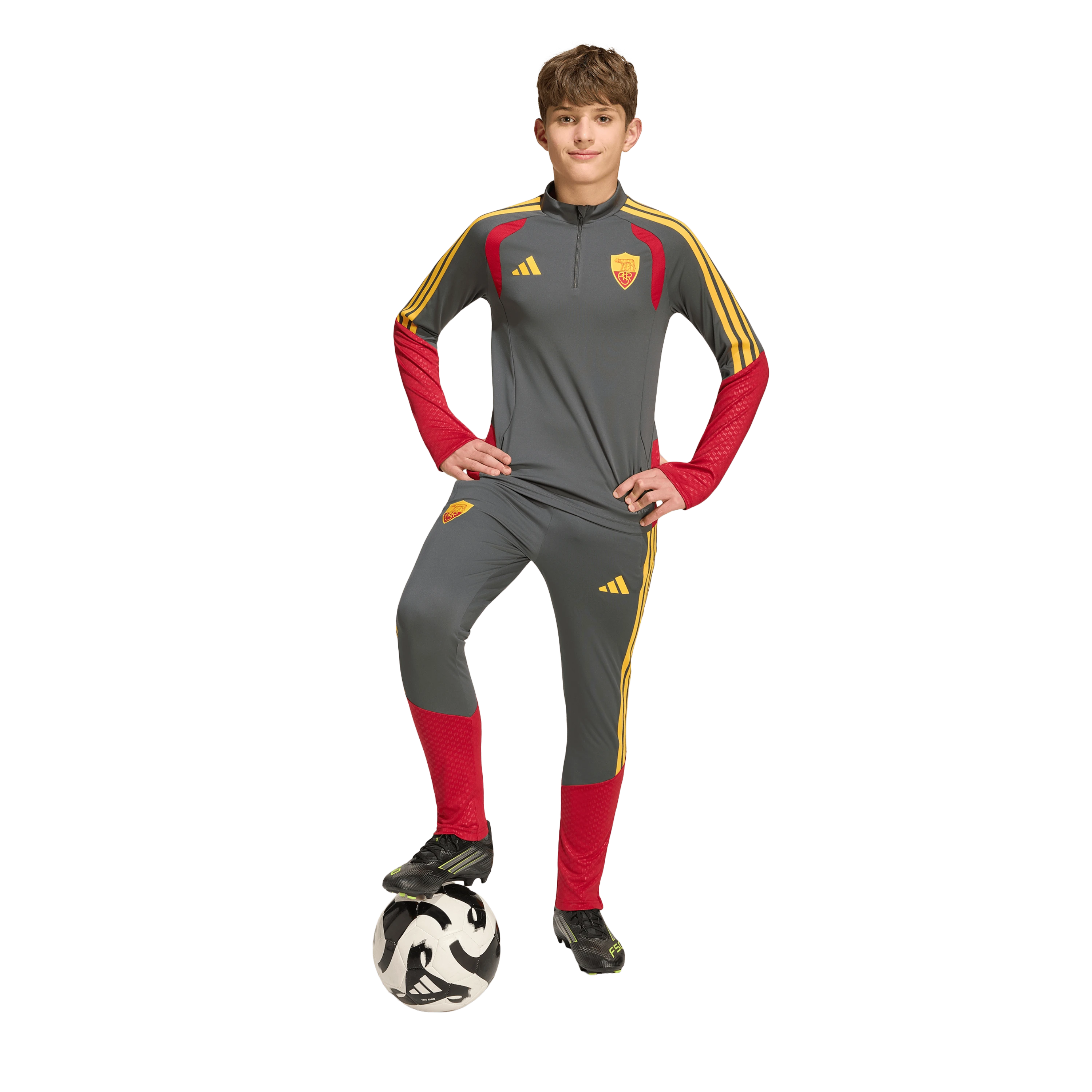 Felpa Allenamento 1/4 zip AS Roma 2026/27, Bambino